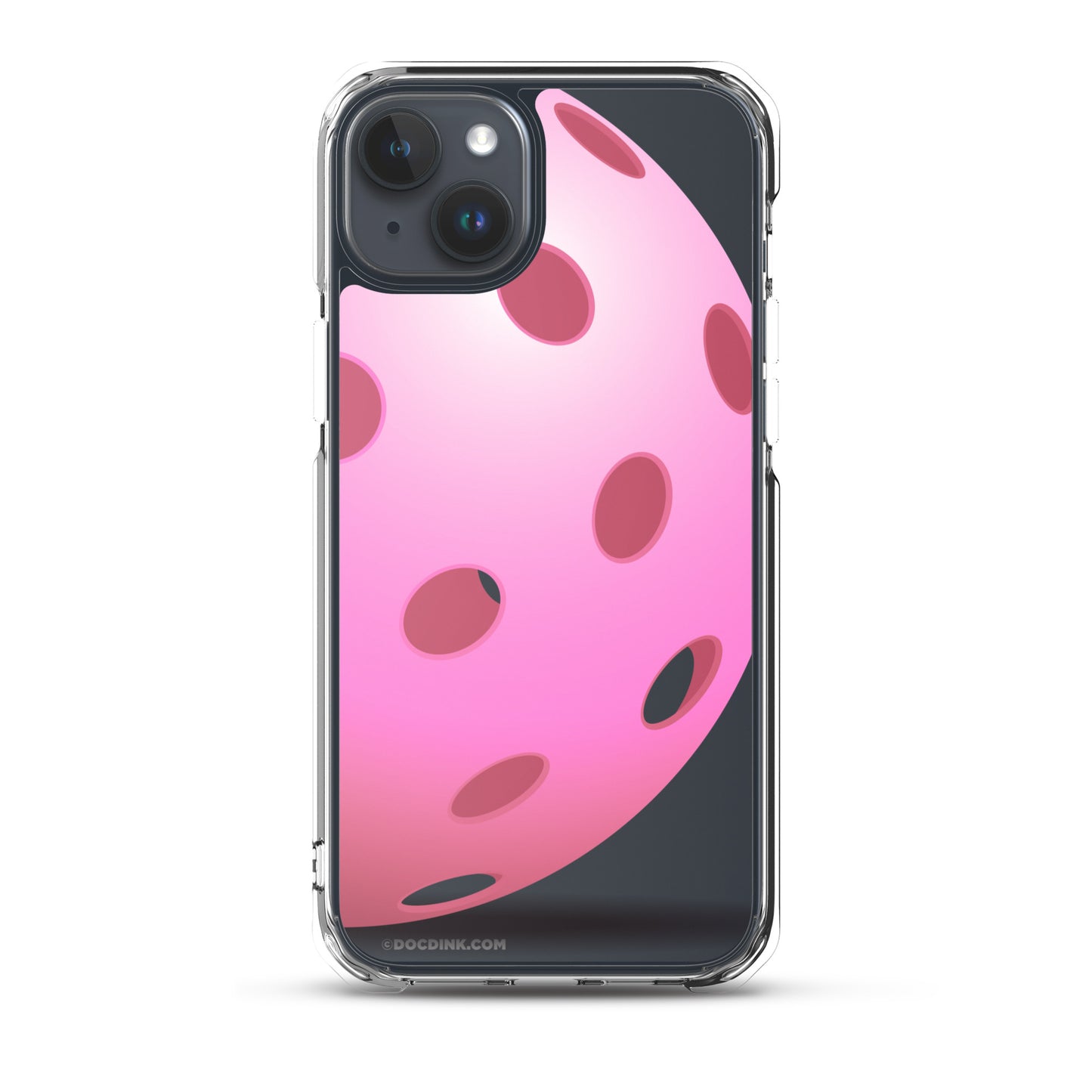 iPhone® Pickleball Case - Big Pink Pickleball - DocDink.com