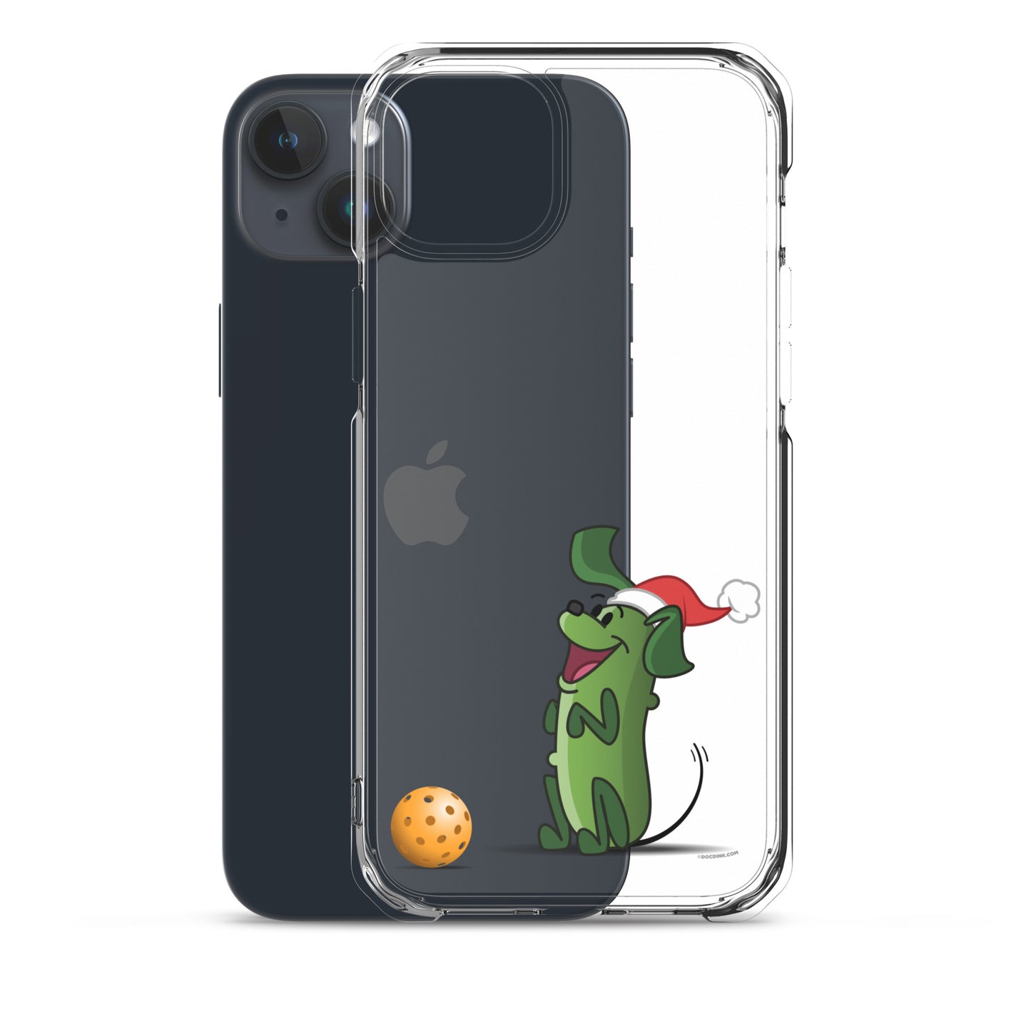 iPhone® Pickleball Case - Pickles "Wanna Play?" - Christmas - DocDink.com