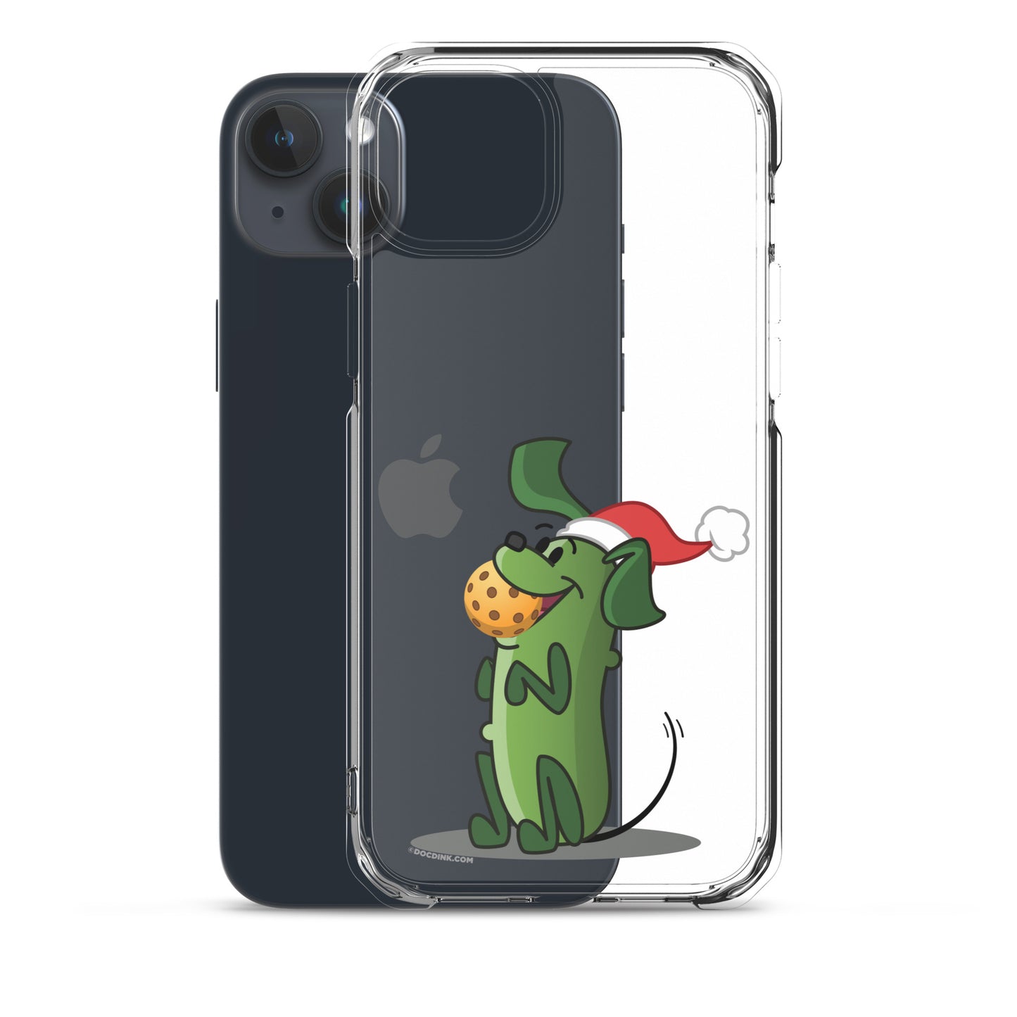 iPhone® Pickleball Case - Pickles "Let's Play Now!" - Christmas - DocDink.com