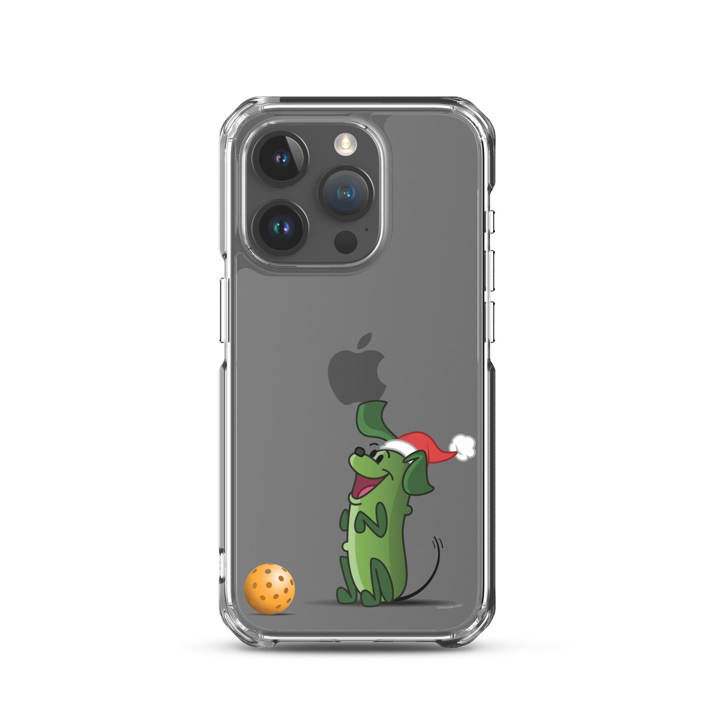 iPhone® Pickleball Case - Pickles "Wanna Play?" - Christmas - DocDink.com