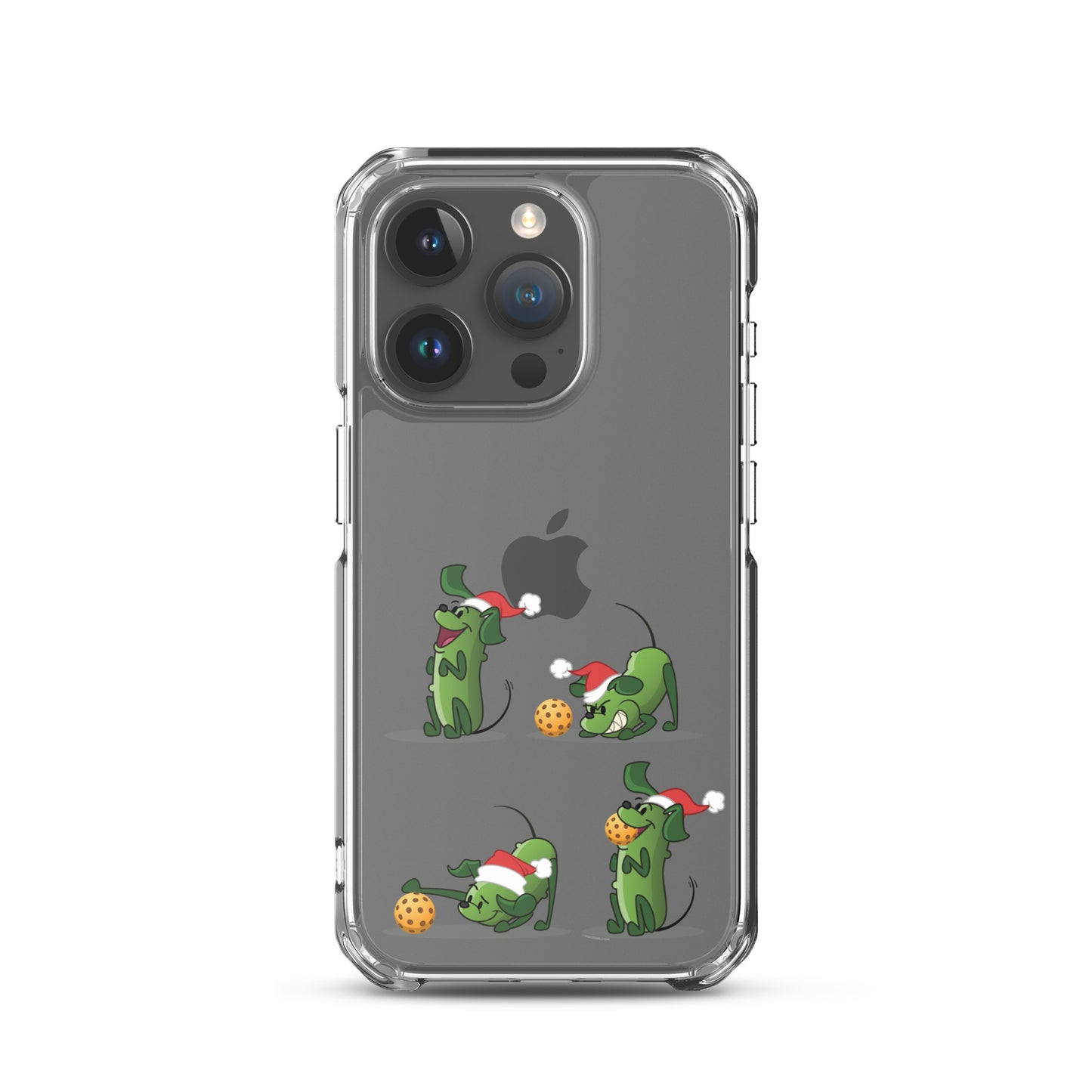 iPhone® Pickleball Case - Pickles wants to Play! - Christmas sq. - DocDink.com