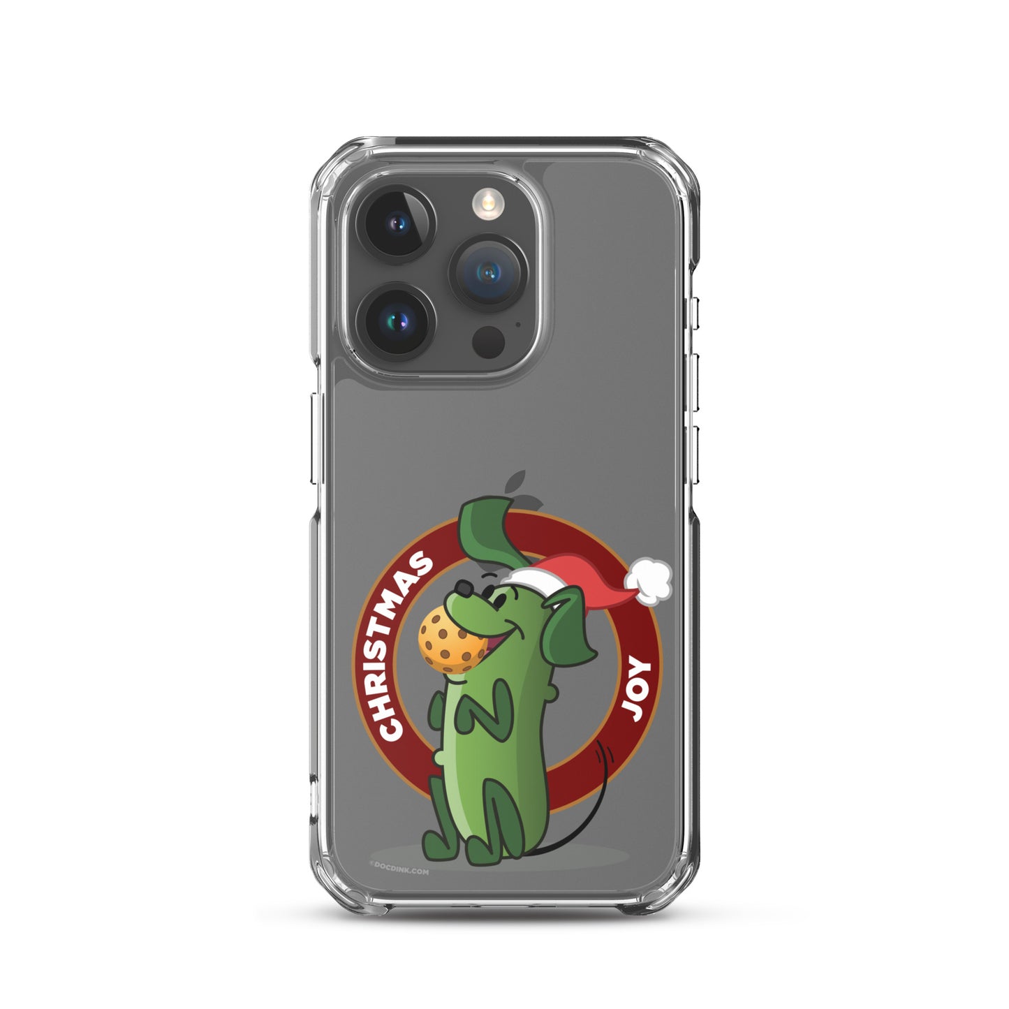 iPhone® Pickleball Case - Pickles "Christmas Joy" - DocDink.com