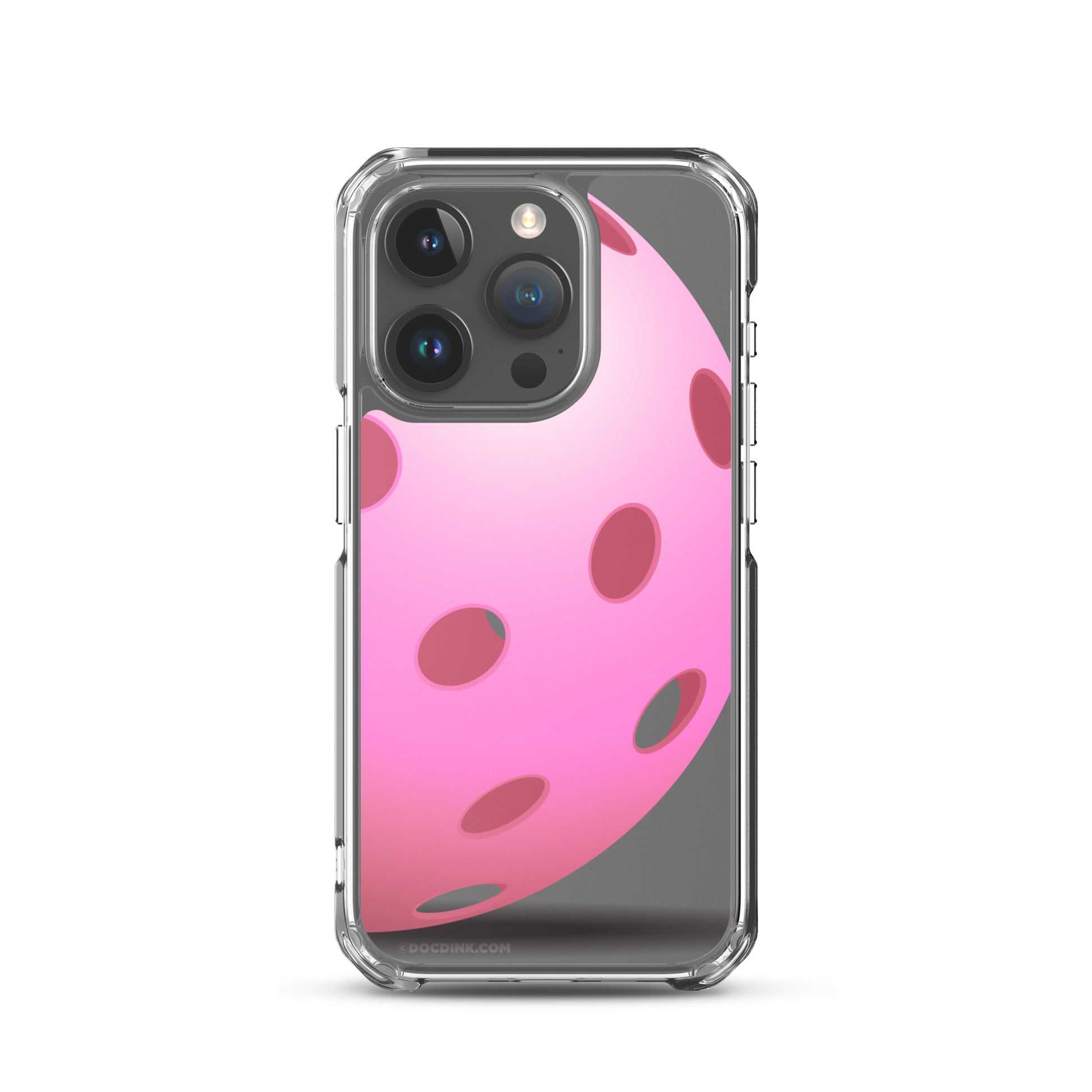 iPhone® Pickleball Case - Big Pink Pickleball - DocDink.com