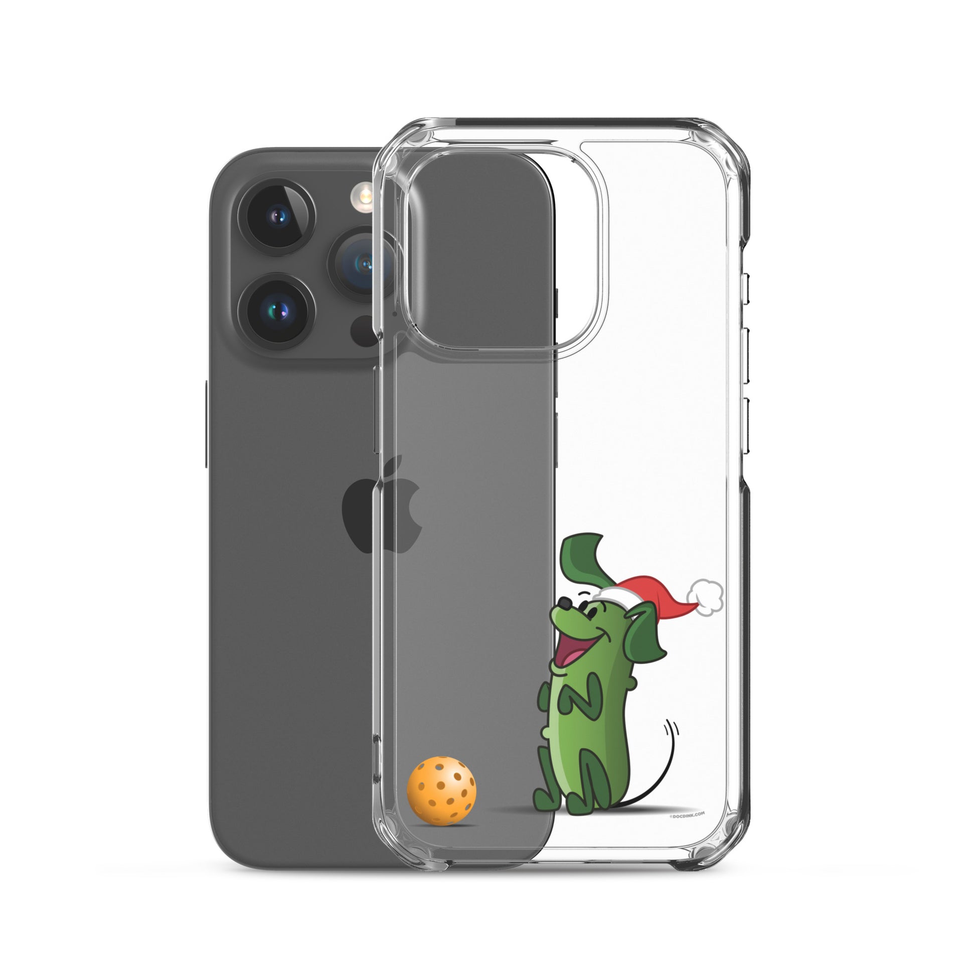 iPhone® Pickleball Case - Pickles "Wanna Play?" - Christmas - DocDink.com