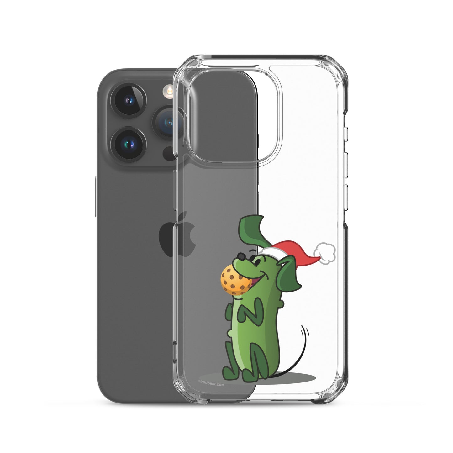 iPhone® Pickleball Case - Pickles "Let's Play Now!" - Christmas - DocDink.com