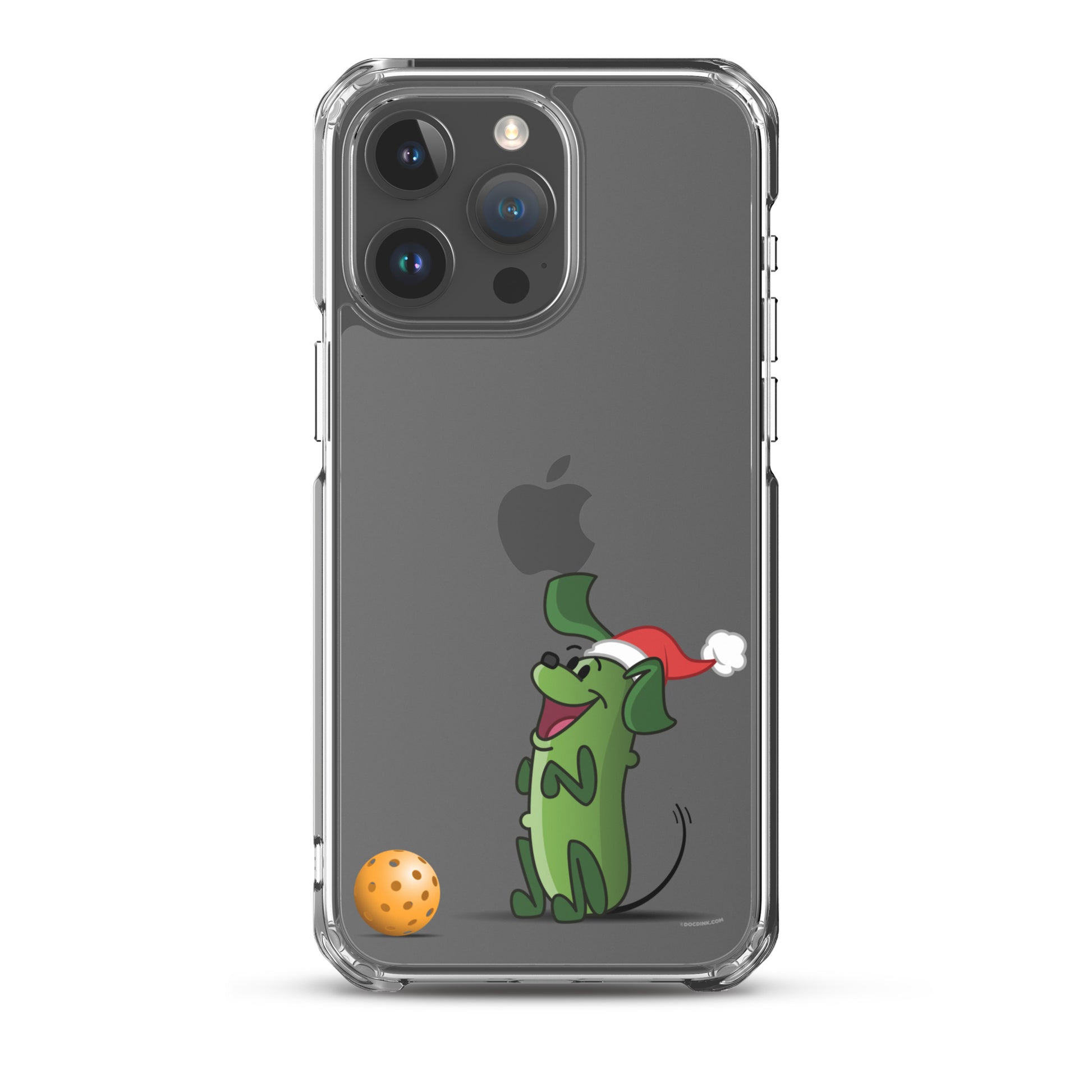 iPhone® Pickleball Case - Pickles "Wanna Play?" - Christmas - DocDink.com