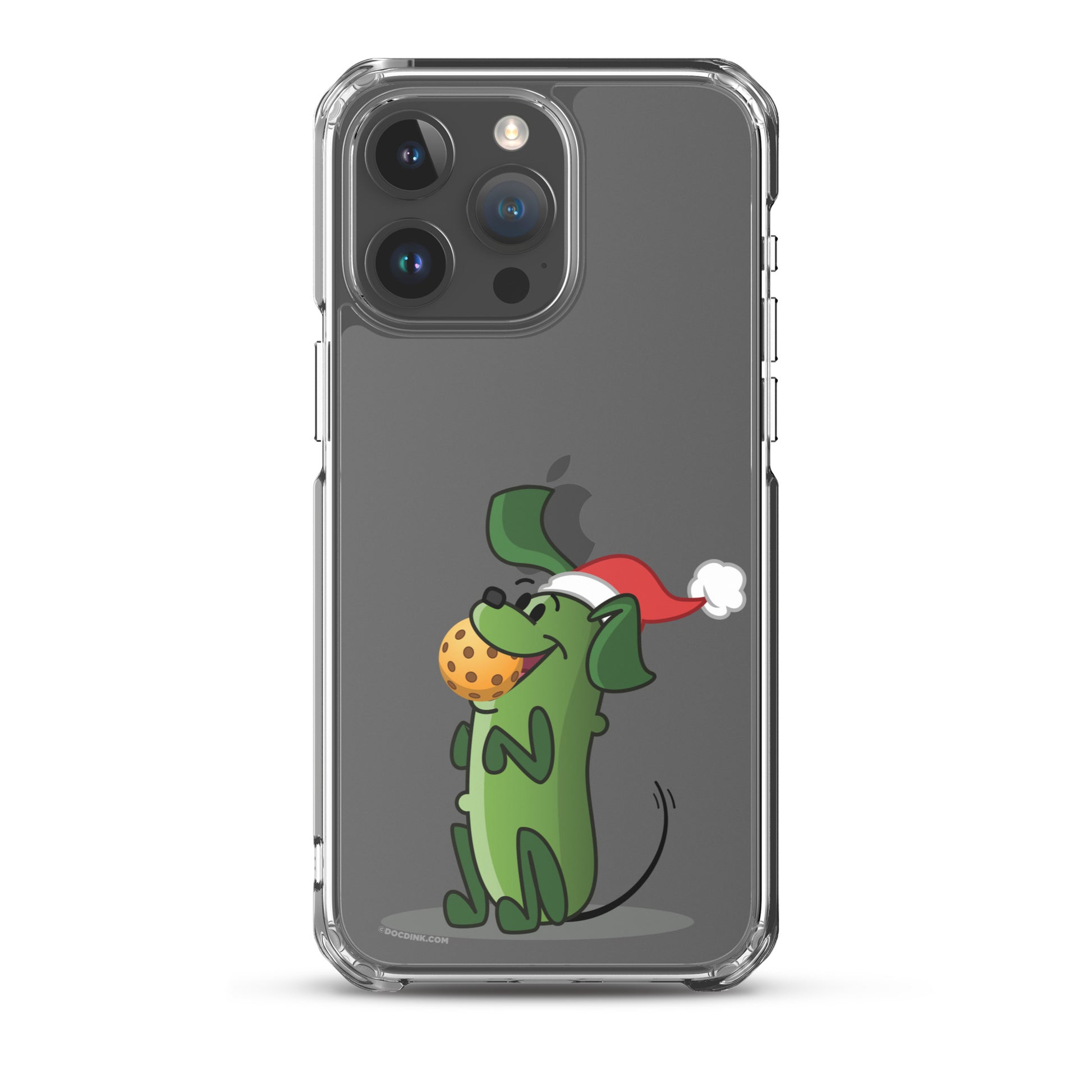 iPhone® Pickleball Case - Pickles "Let's Play Now!" - Christmas - DocDink.com