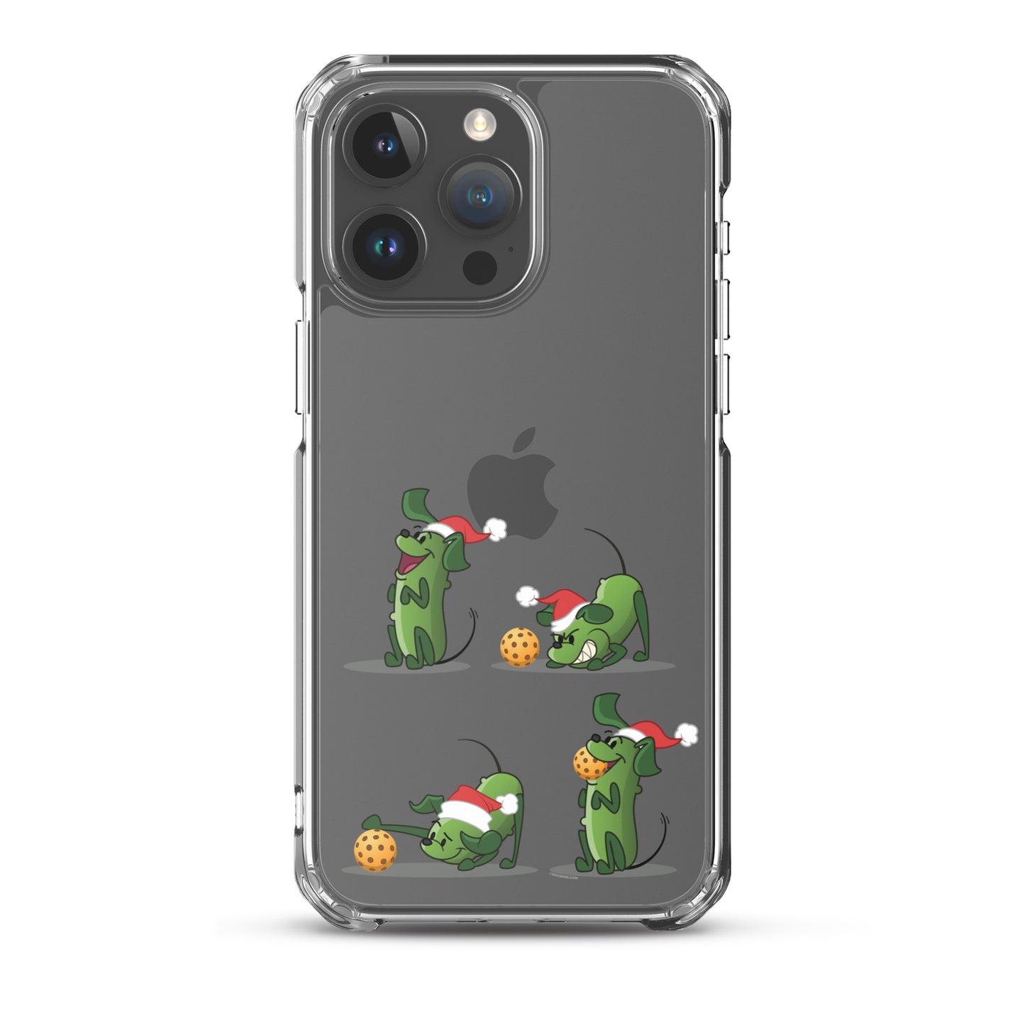 iPhone® Pickleball Case - Pickles wants to Play! - Christmas sq. - DocDink.com