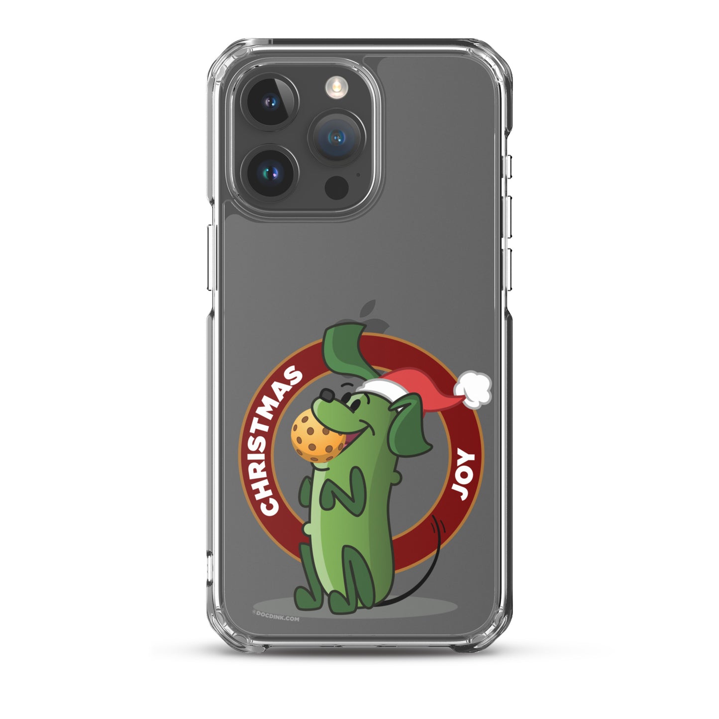 iPhone® Pickleball Case - Pickles "Christmas Joy" - DocDink.com