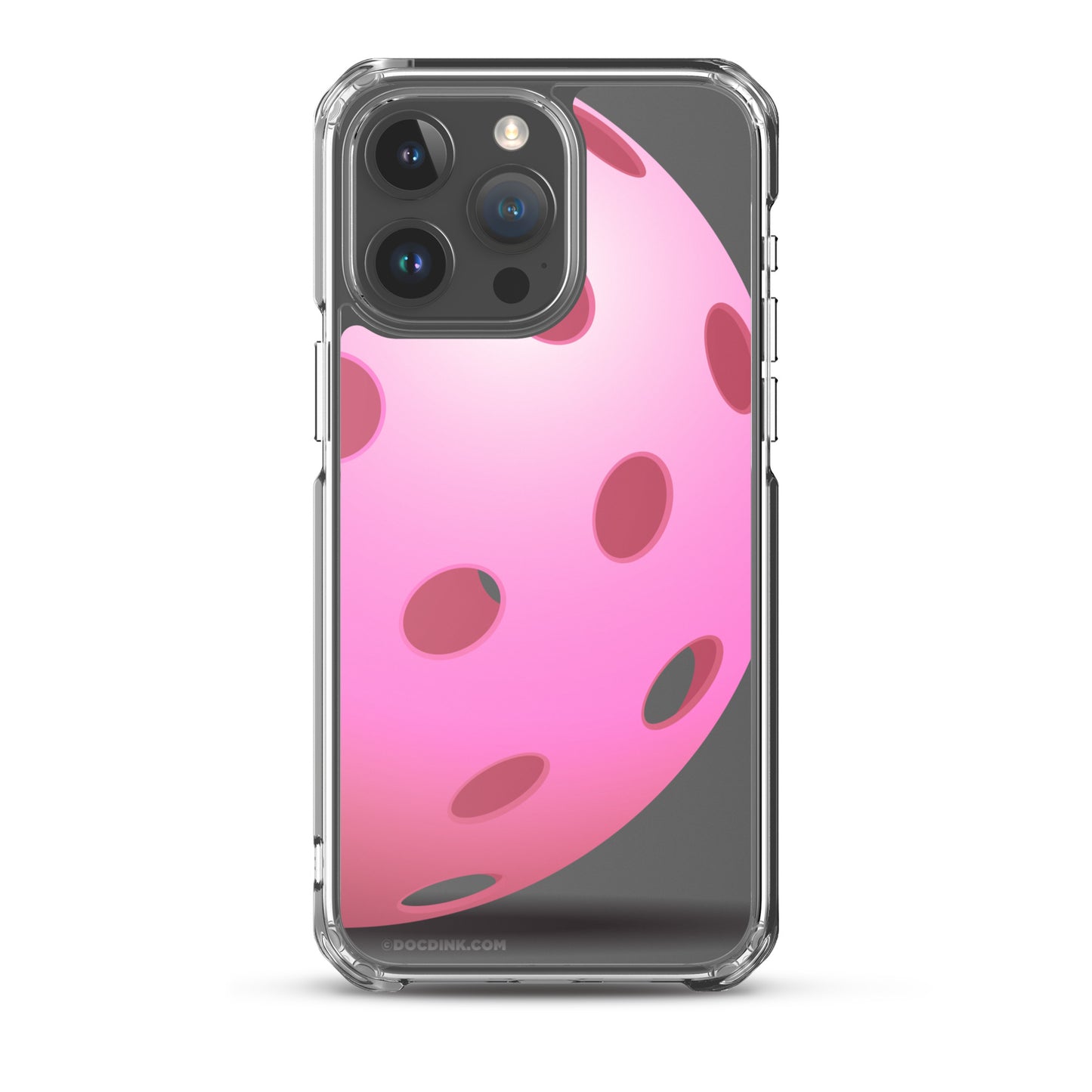 iPhone® Pickleball Case - Big Pink Pickleball - DocDink.com