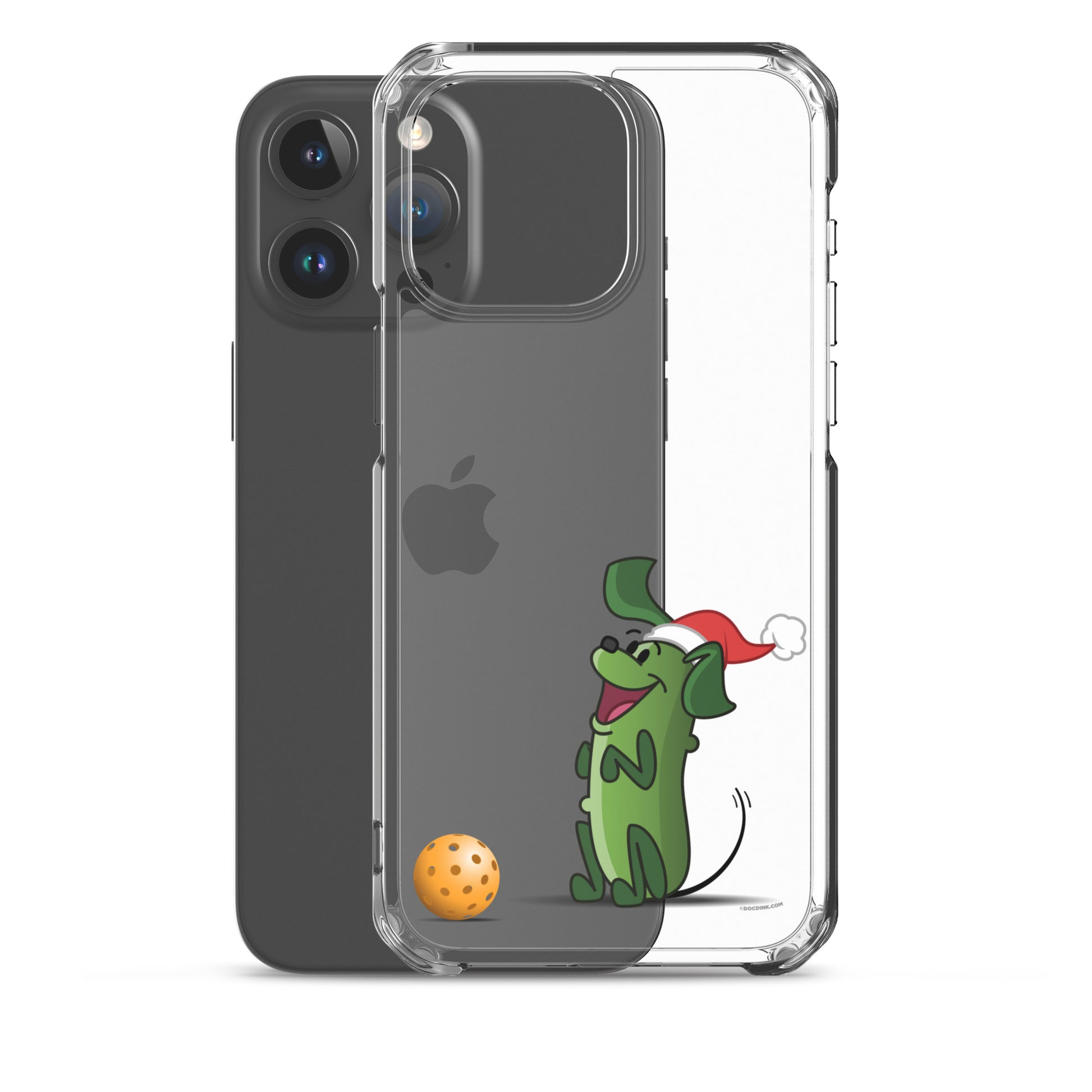 iPhone® Pickleball Case - Pickles "Wanna Play?" - Christmas - DocDink.com