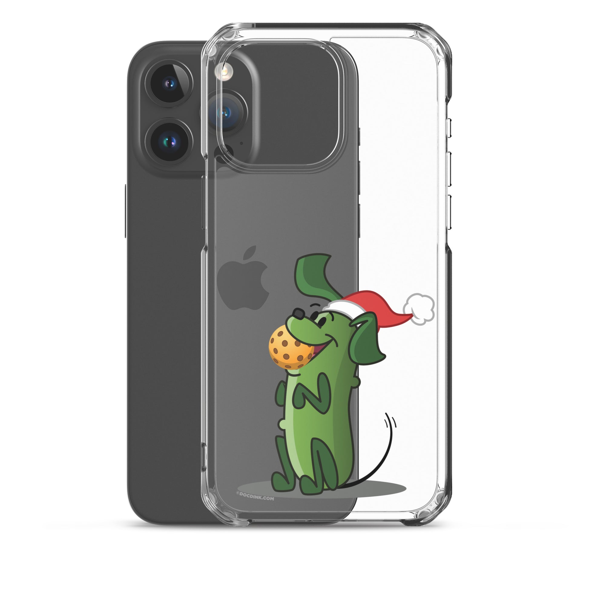 iPhone® Pickleball Case - Pickles "Let's Play Now!" - Christmas - DocDink.com