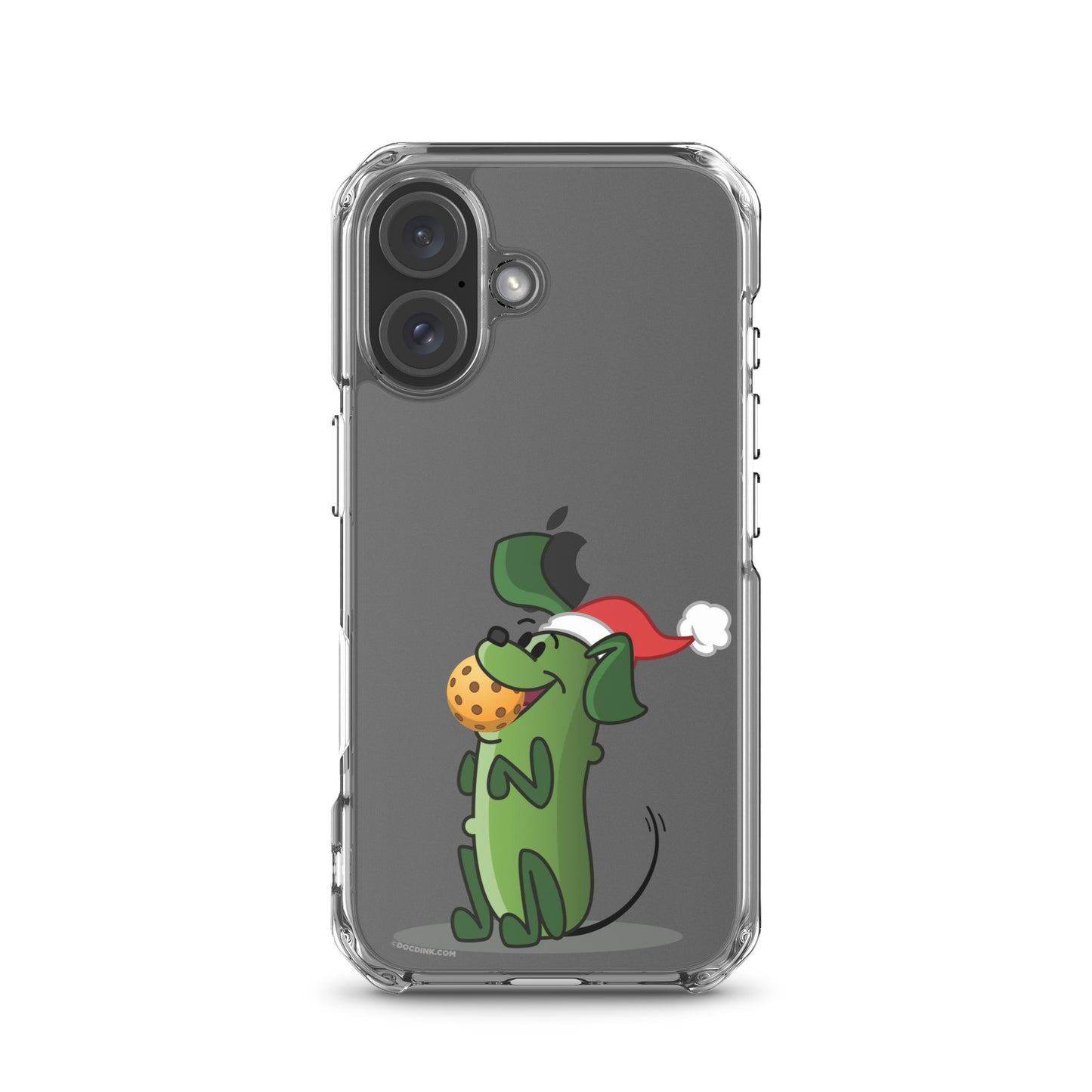 iPhone® Pickleball Case - Pickles "Let's Play Now!" - Christmas