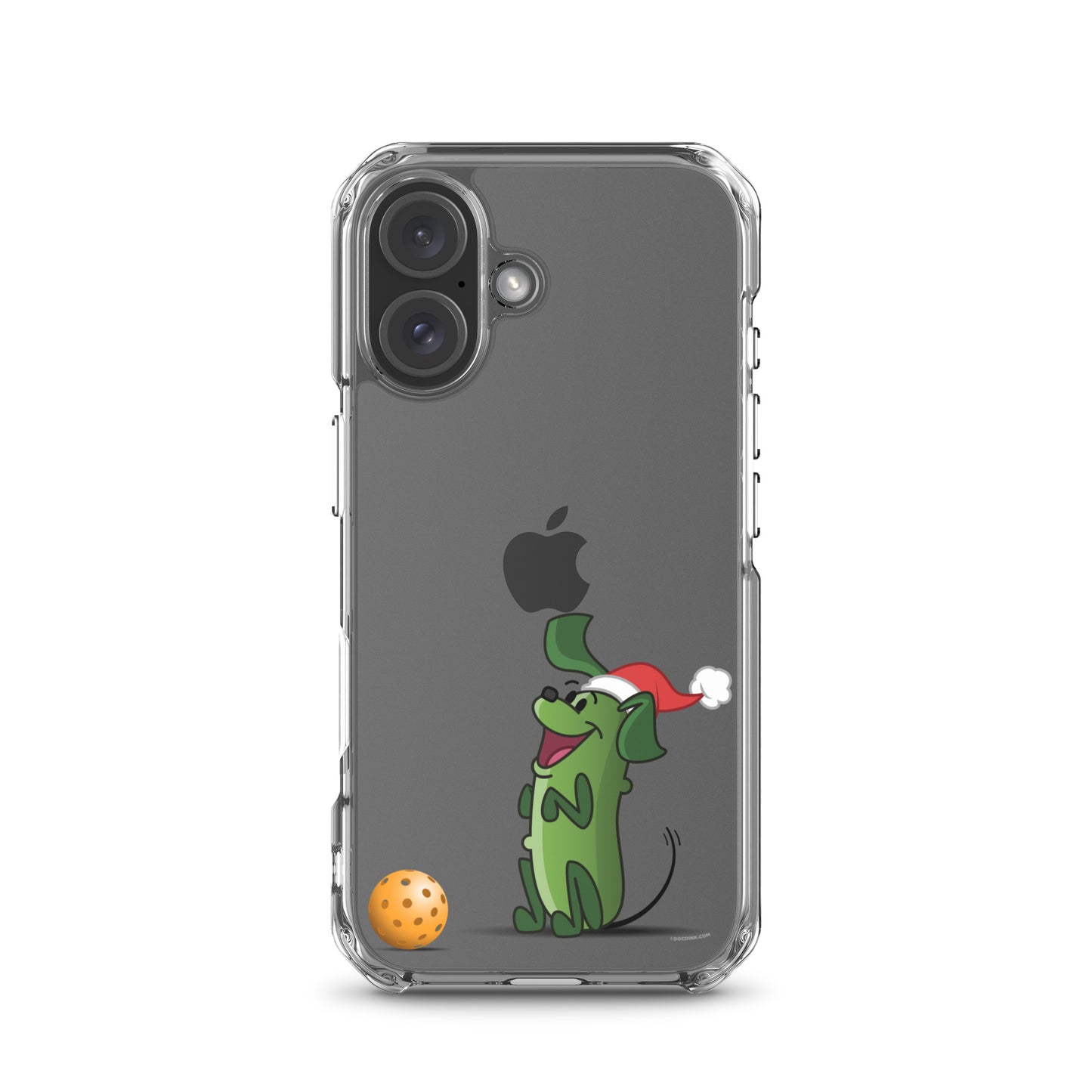 iPhone® Pickleball Case - Pickles "Wanna Play?" - Christmas