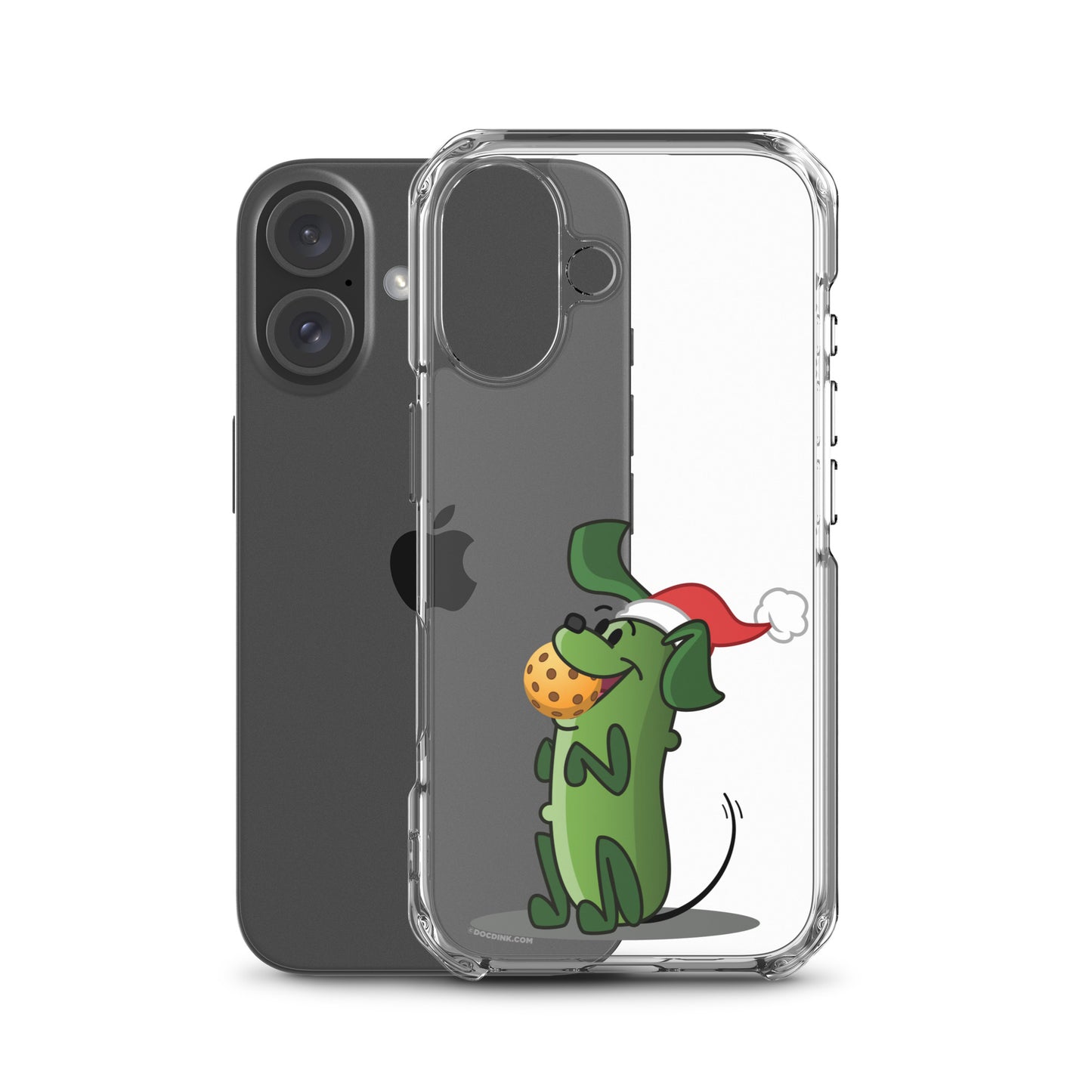 iPhone® Pickleball Case - Pickles "Let's Play Now!" - Christmas