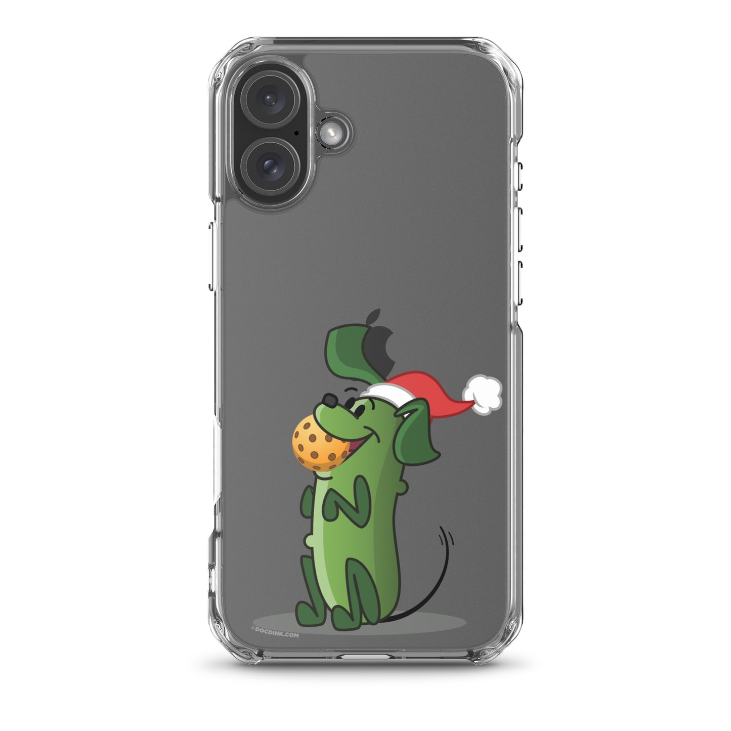 iPhone® Pickleball Case - Pickles "Let's Play Now!" - Christmas