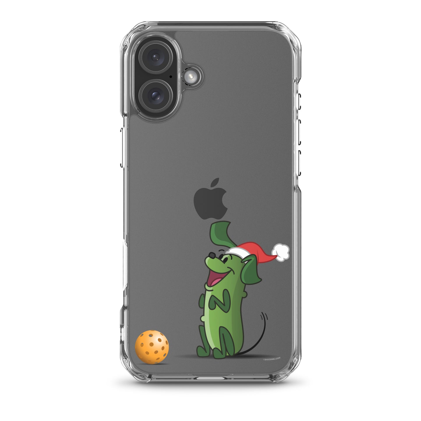 iPhone® Pickleball Case - Pickles "Wanna Play?" - Christmas