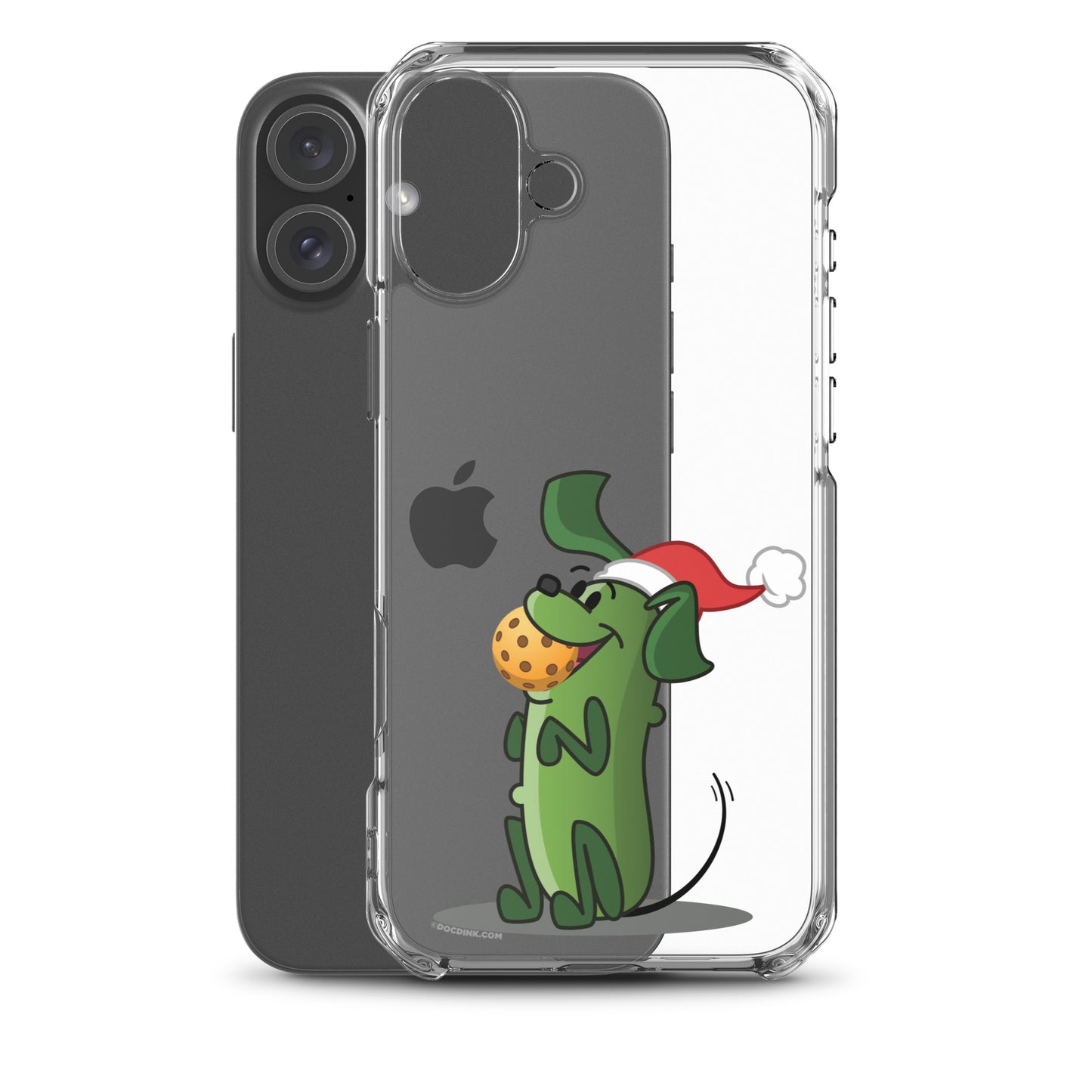 iPhone® Pickleball Case - Pickles "Let's Play Now!" - Christmas