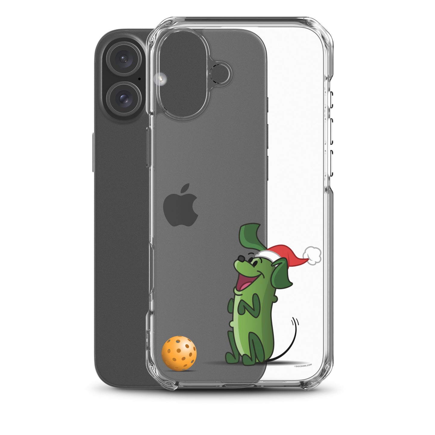 iPhone® Pickleball Case - Pickles "Wanna Play?" - Christmas