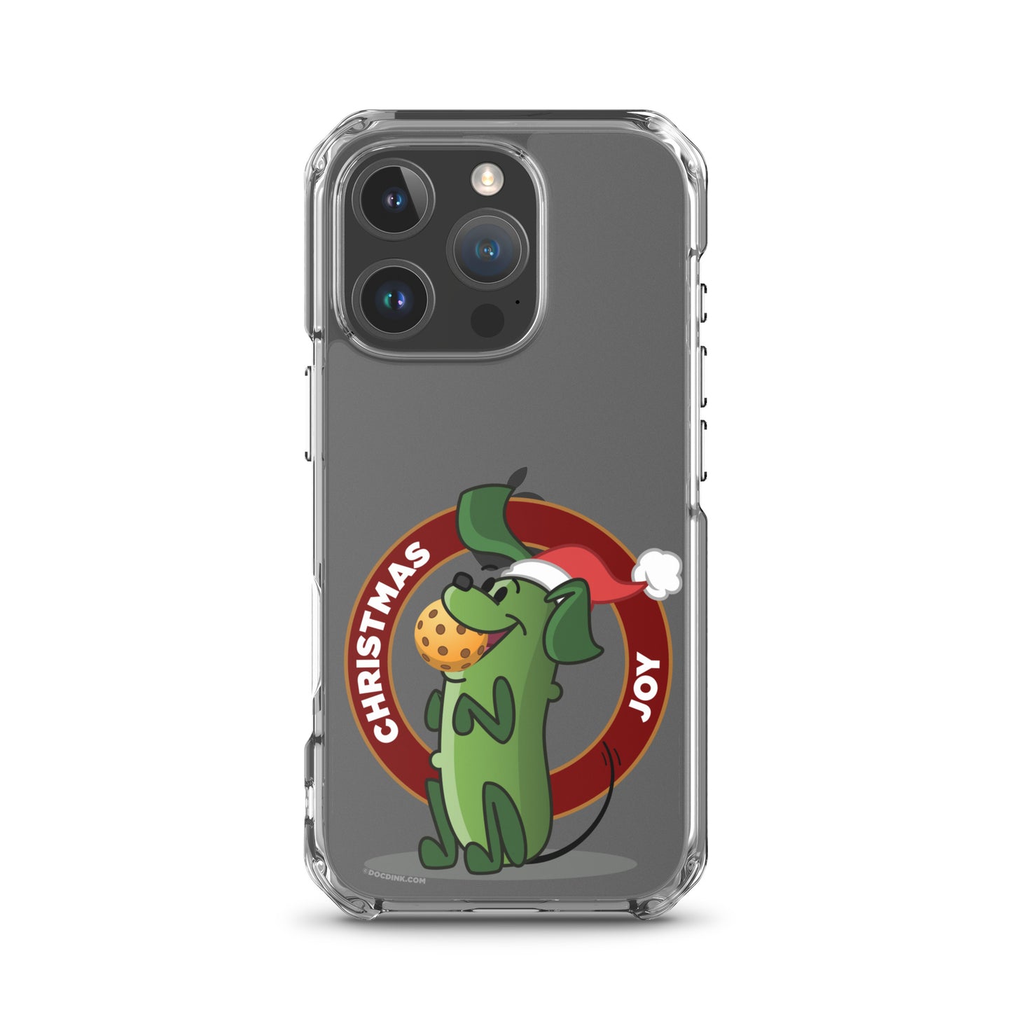 iPhone® Pickleball Case - Pickles "Christmas Joy"