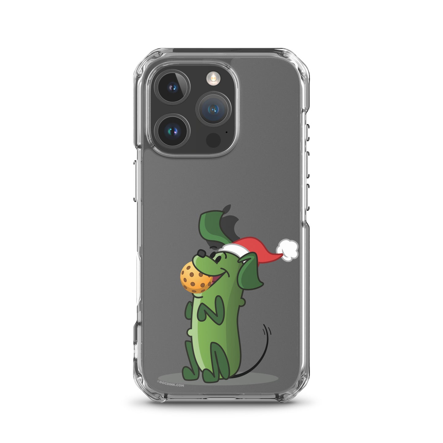 iPhone® Pickleball Case - Pickles "Let's Play Now!" - Christmas