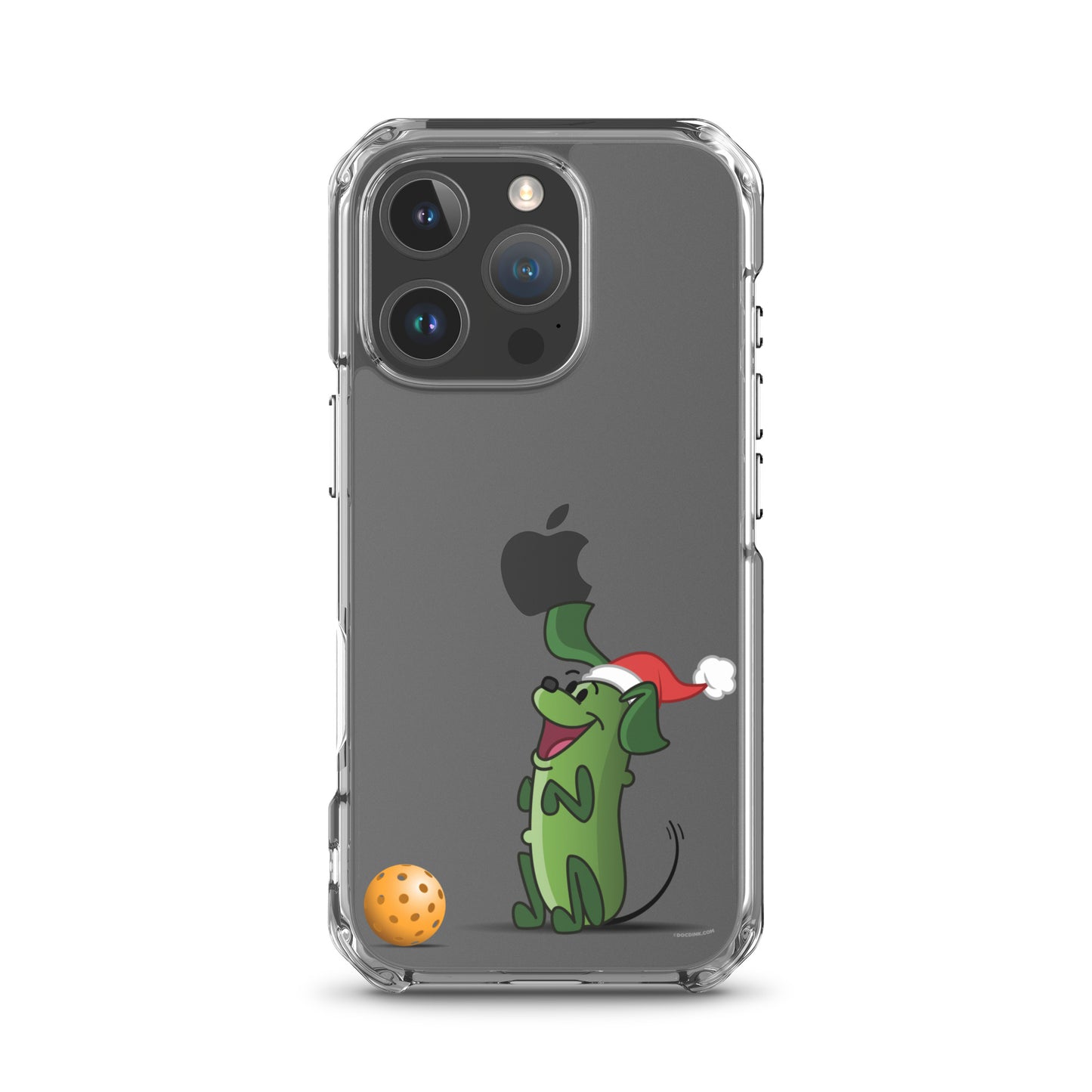 iPhone® Pickleball Case - Pickles "Wanna Play?" - Christmas