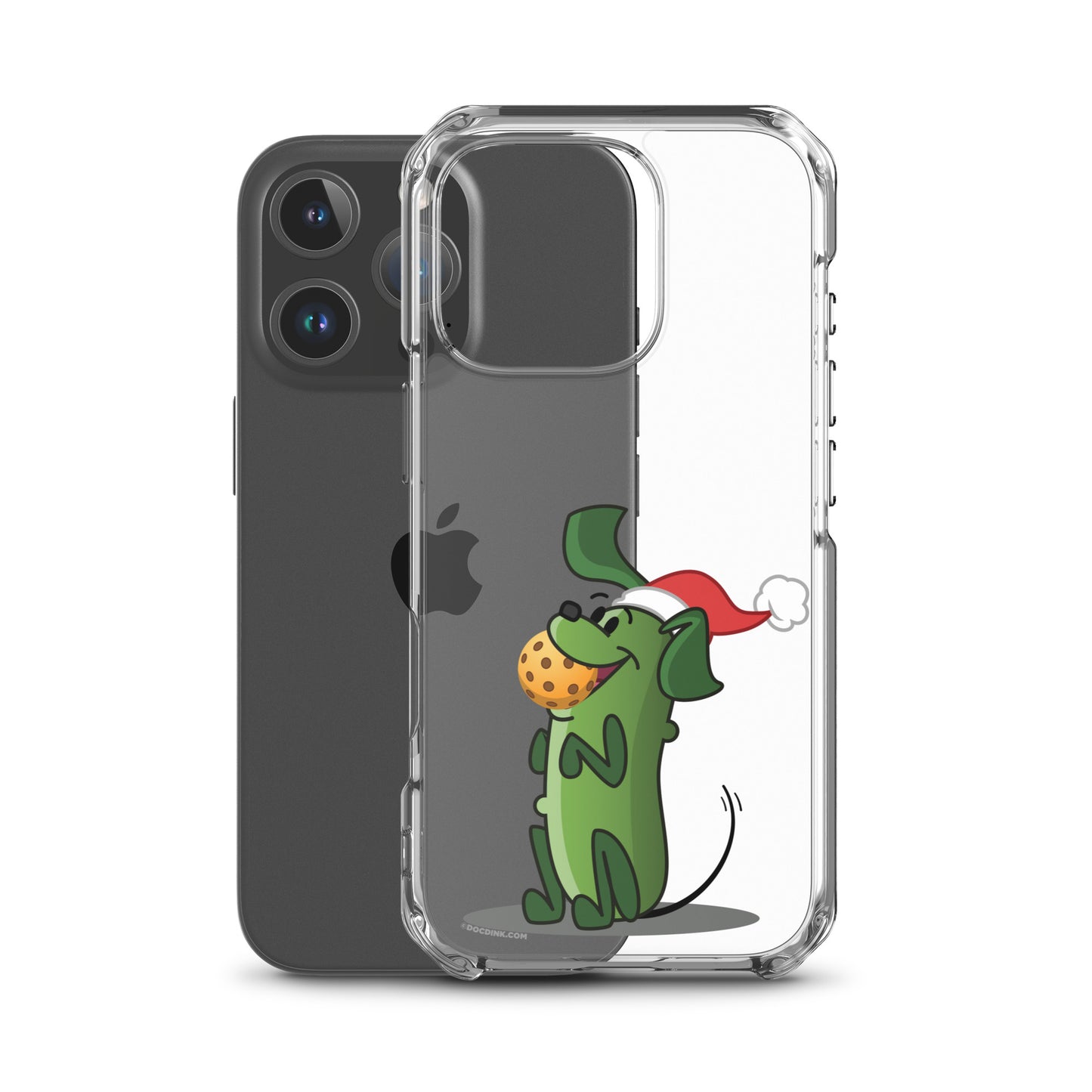 iPhone® Pickleball Case - Pickles "Let's Play Now!" - Christmas