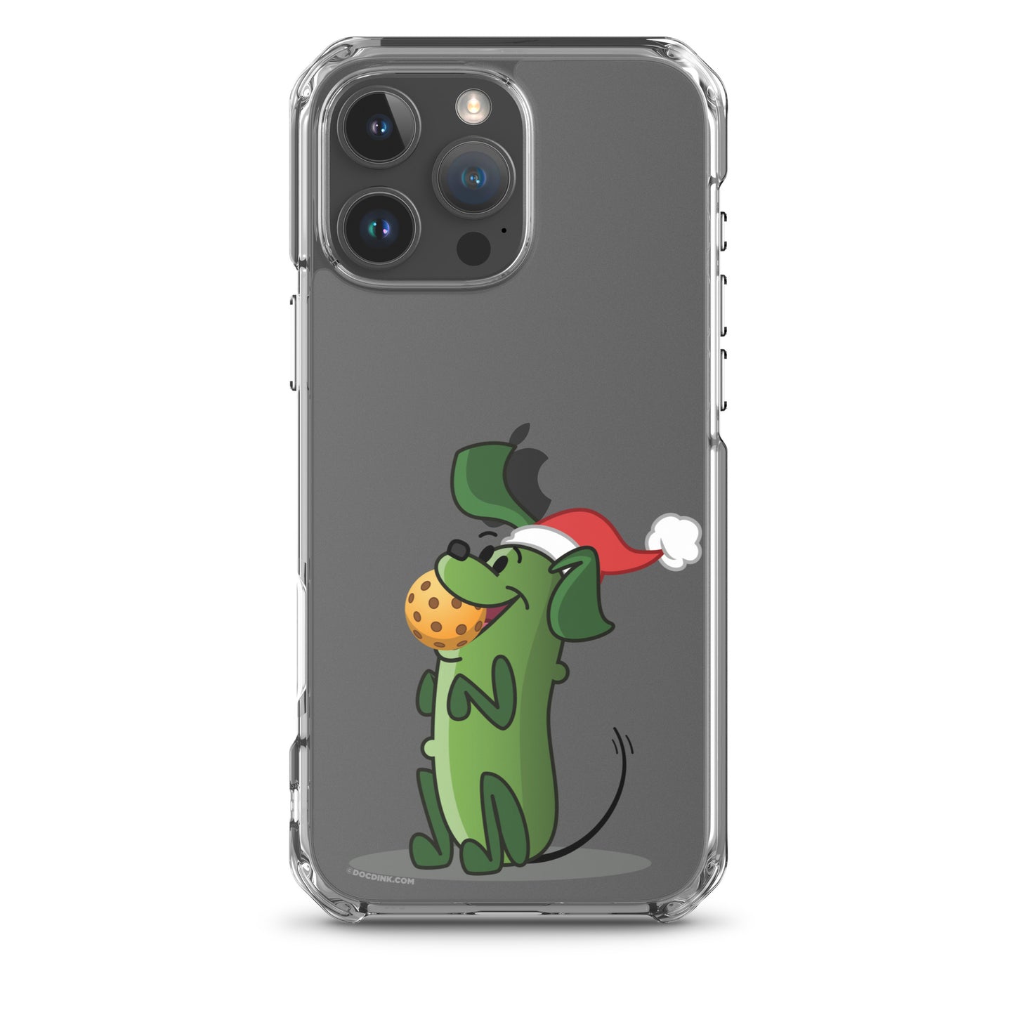 iPhone® Pickleball Case - Pickles "Let's Play Now!" - Christmas