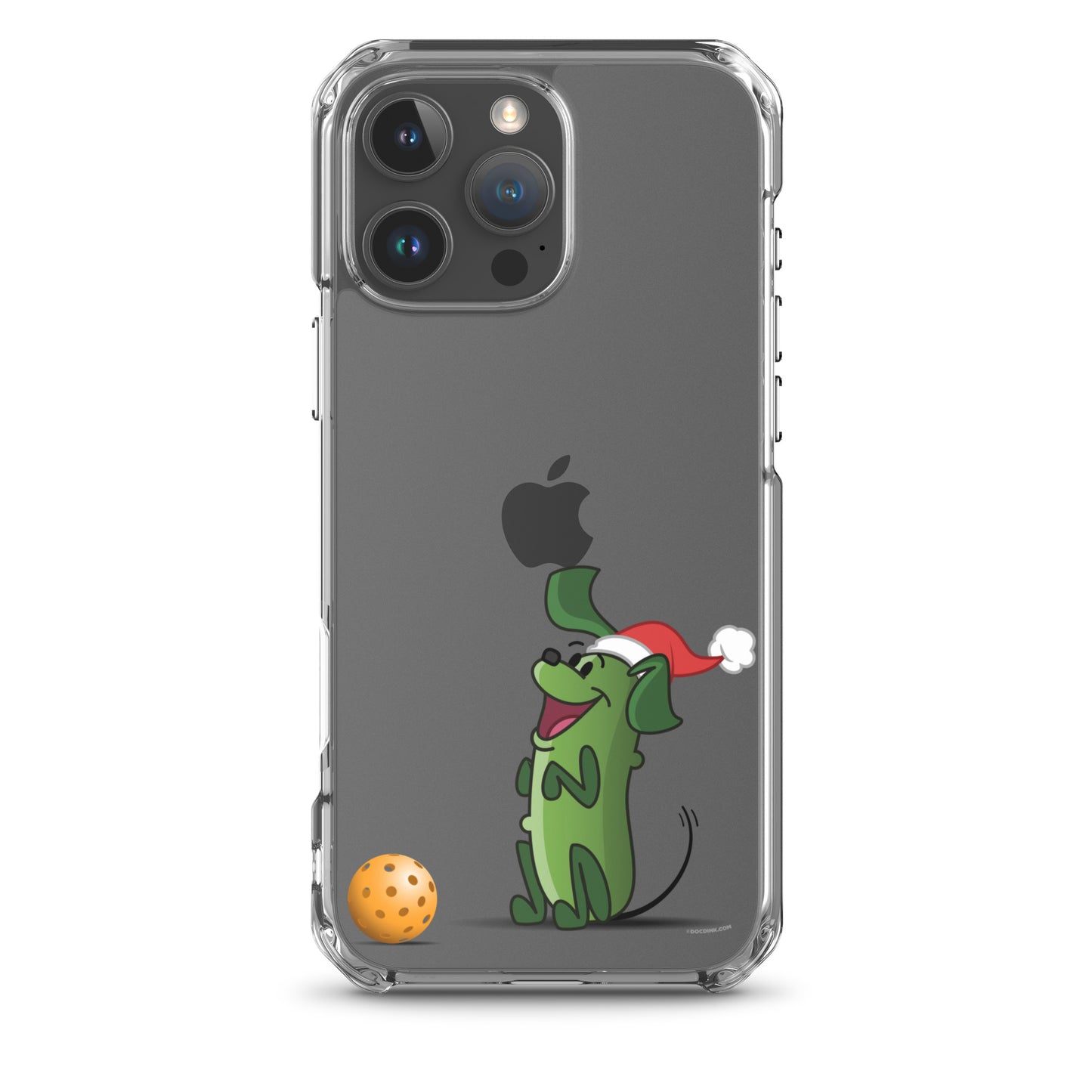 iPhone® Pickleball Case - Pickles "Wanna Play?" - Christmas