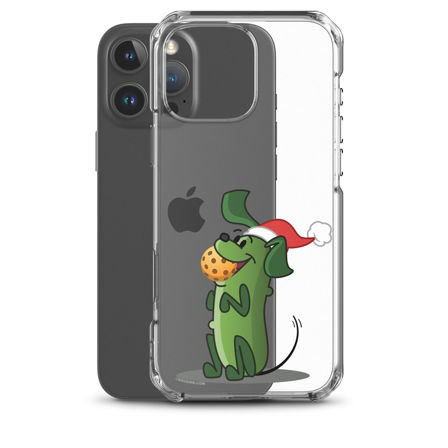 iPhone® Pickleball Case - Pickles "Let's Play Now!" - Christmas