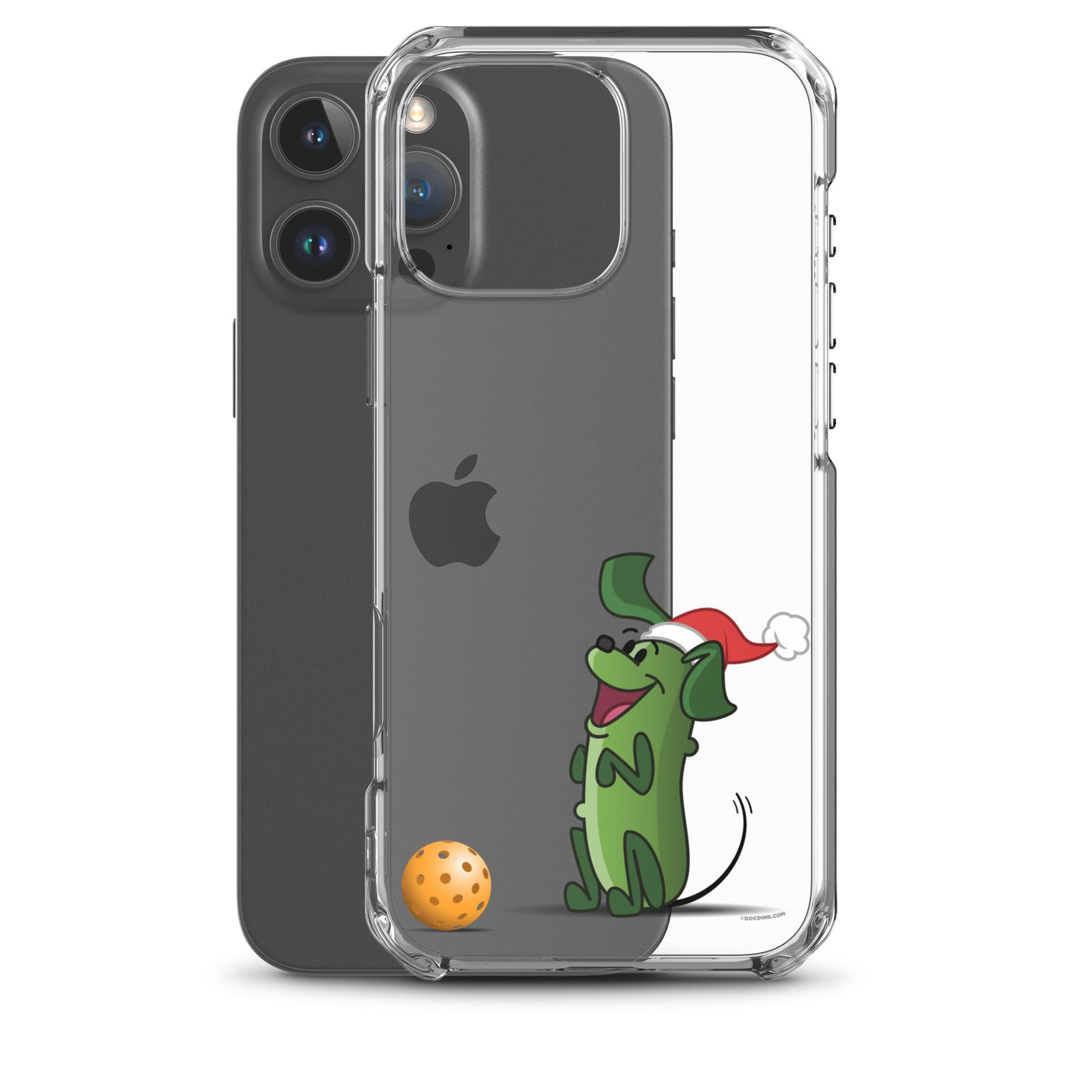 iPhone® Pickleball Case - Pickles "Wanna Play?" - Christmas