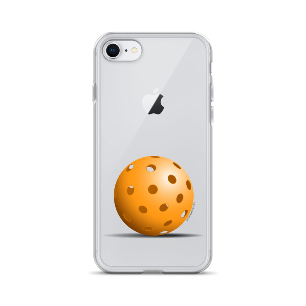 iPhone® Pickleball Case - Orange Pickleball - DocDink.com