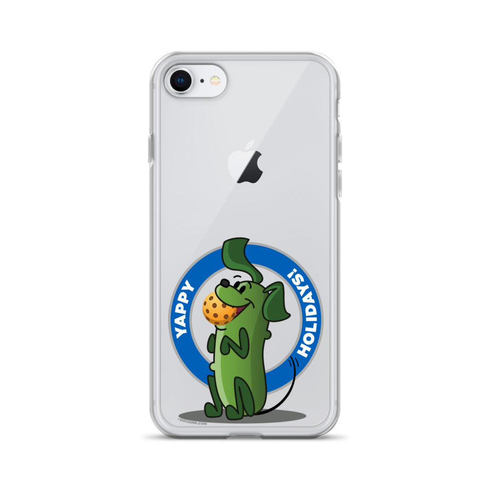 iPhone® Pickleball Case - Pickles "Yappy Holidays" - DocDink.com