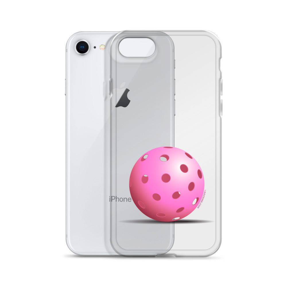 iPhone® Pickleball Case - Pink Pickleball - DocDink.com