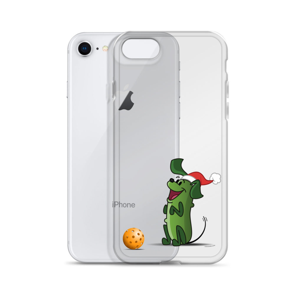 iPhone® Pickleball Case - Pickles "Wanna Play?" - Christmas - DocDink.com