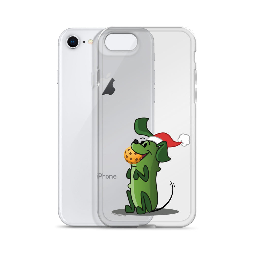 iPhone® Pickleball Case - Pickles "Let's Play Now!" - Christmas - DocDink.com