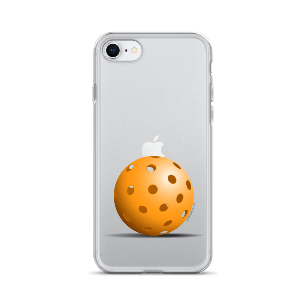 iPhone® Pickleball Case - Orange Pickleball - DocDink.com