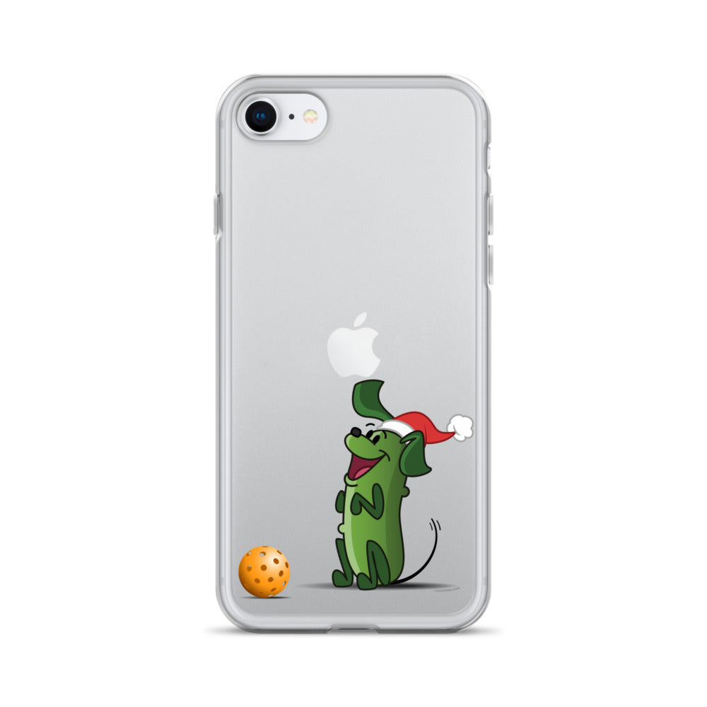 iPhone® Pickleball Case - Pickles "Wanna Play?" - Christmas - DocDink.com