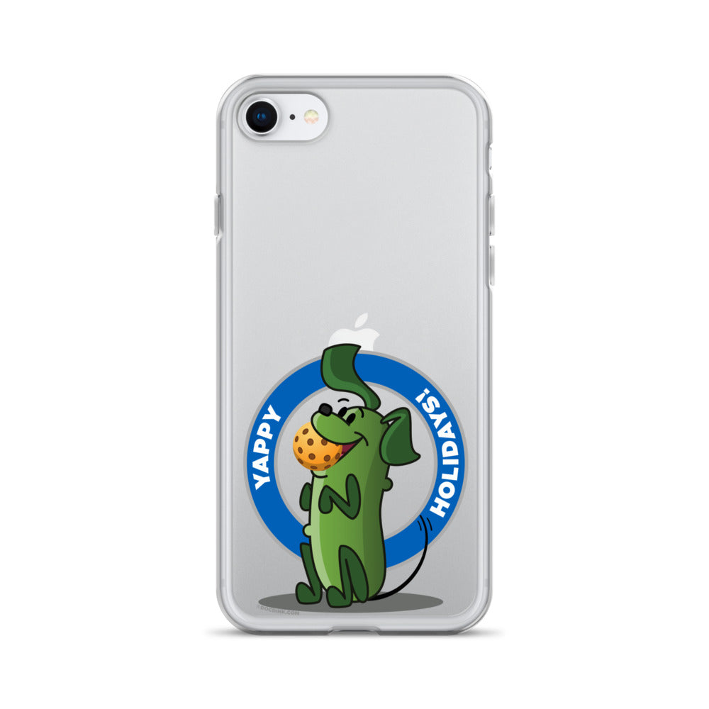 iPhone® Pickleball Case - Pickles "Yappy Holidays" - DocDink.com