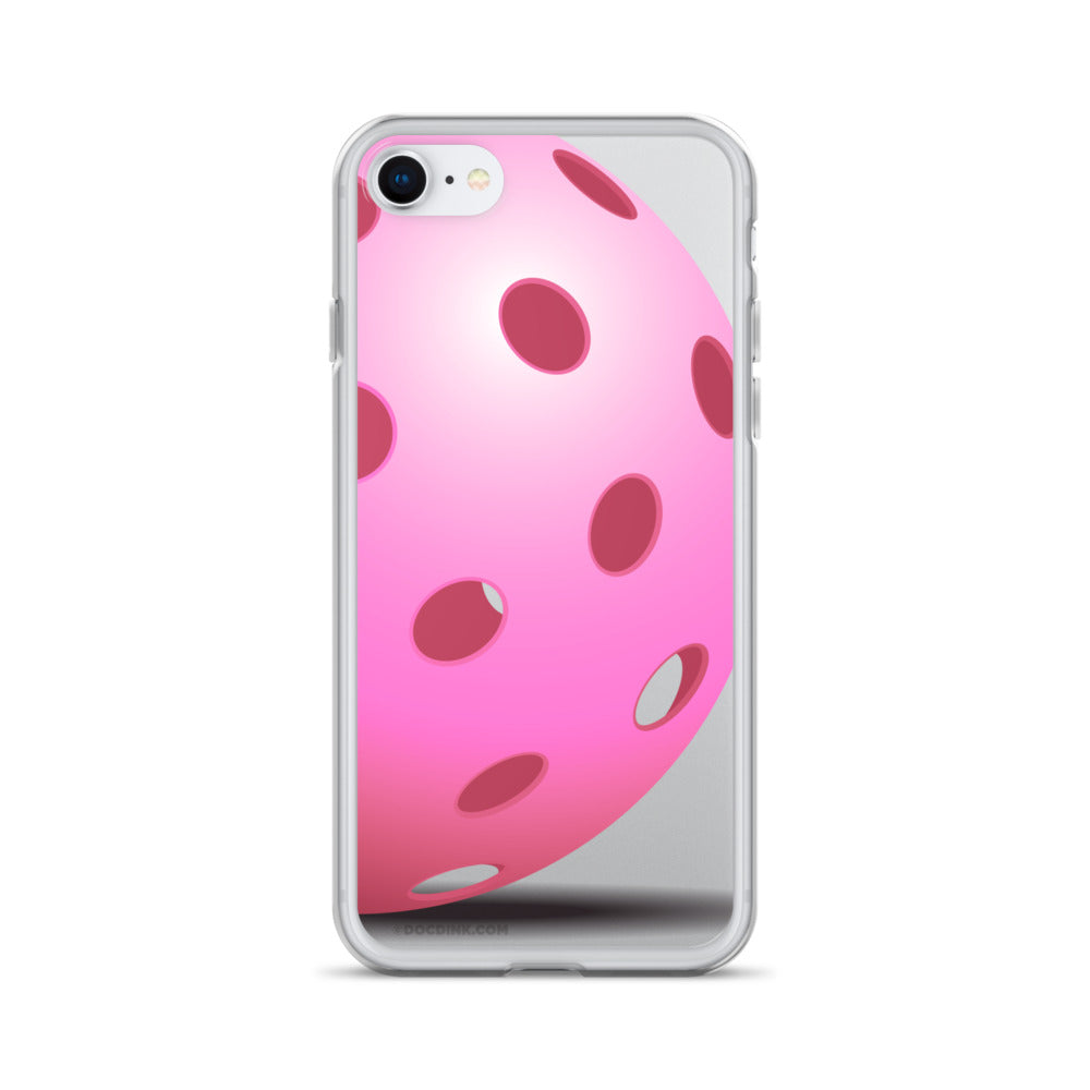 iPhone® Pickleball Case - Big Pink Pickleball - DocDink.com