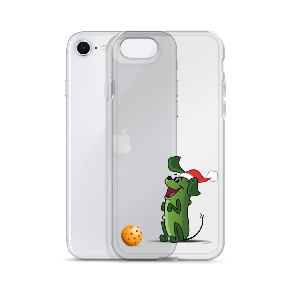 iPhone® Pickleball Case - Pickles "Wanna Play?" - Christmas - DocDink.com