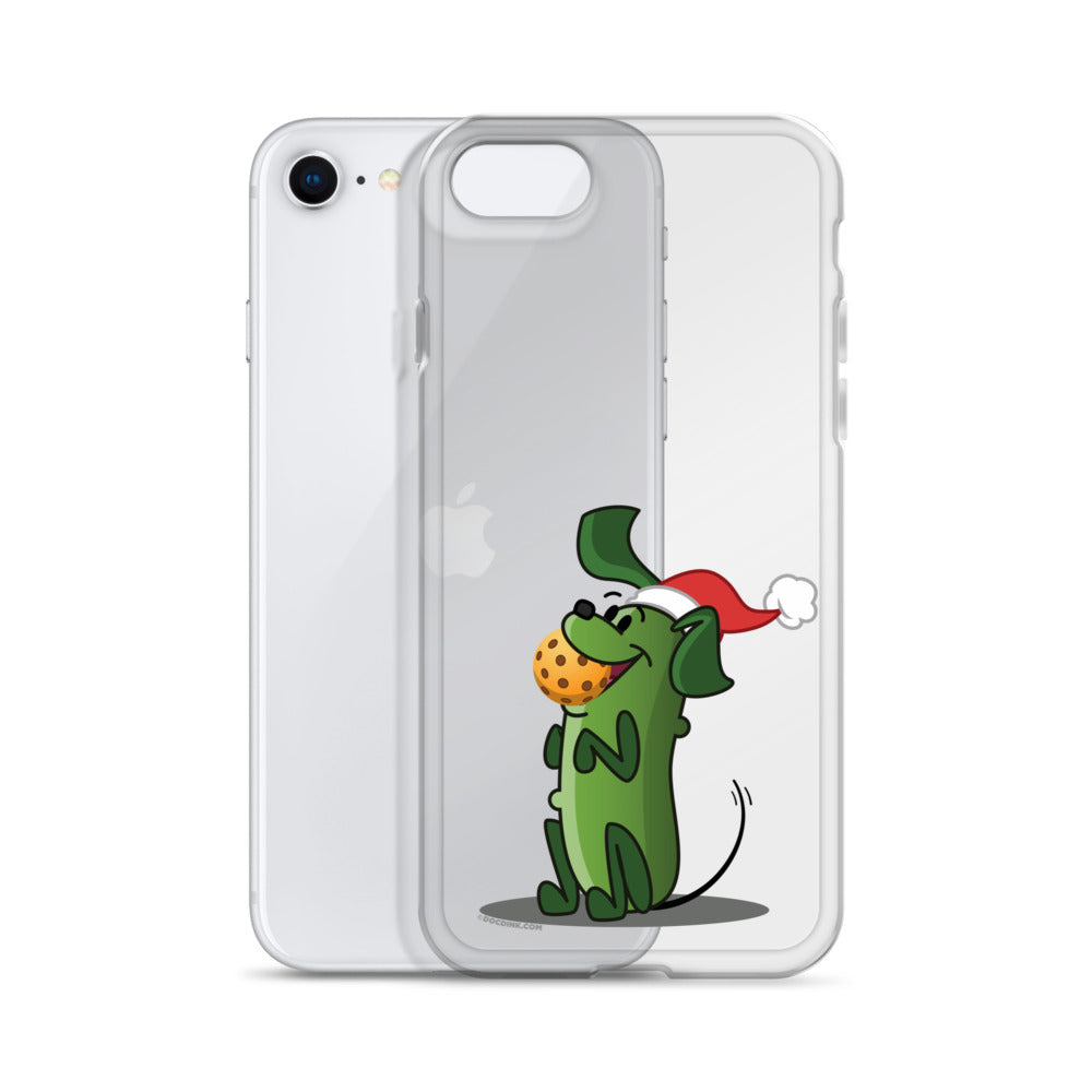 iPhone® Pickleball Case - Pickles "Let's Play Now!" - Christmas - DocDink.com