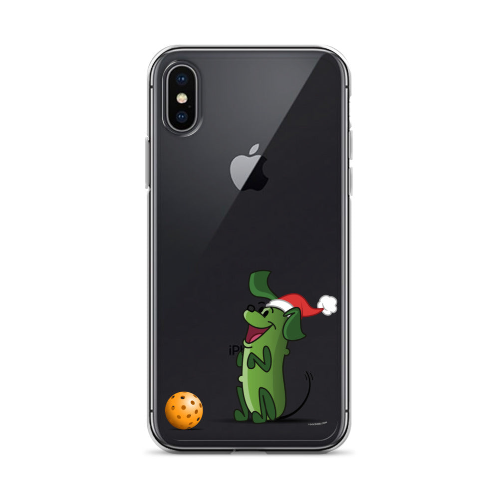 iPhone® Pickleball Case - Pickles "Wanna Play?" - Christmas - DocDink.com