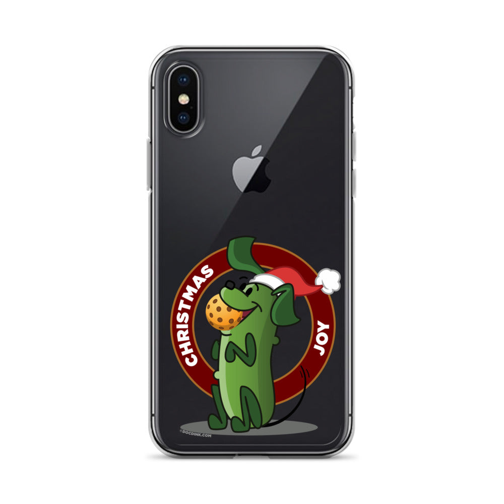 iPhone® Pickleball Case - Pickles "Christmas Joy" - DocDink.com