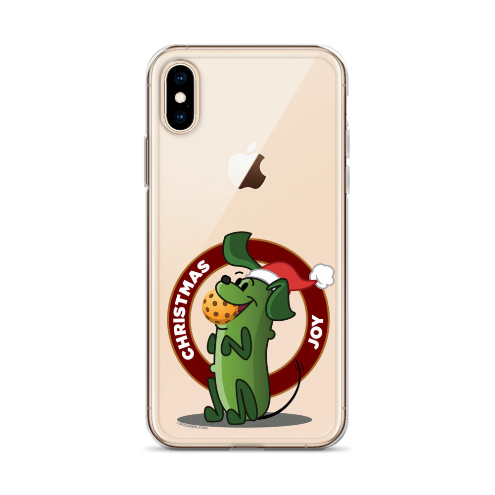 iPhone® Pickleball Case - Pickles "Christmas Joy" - DocDink.com