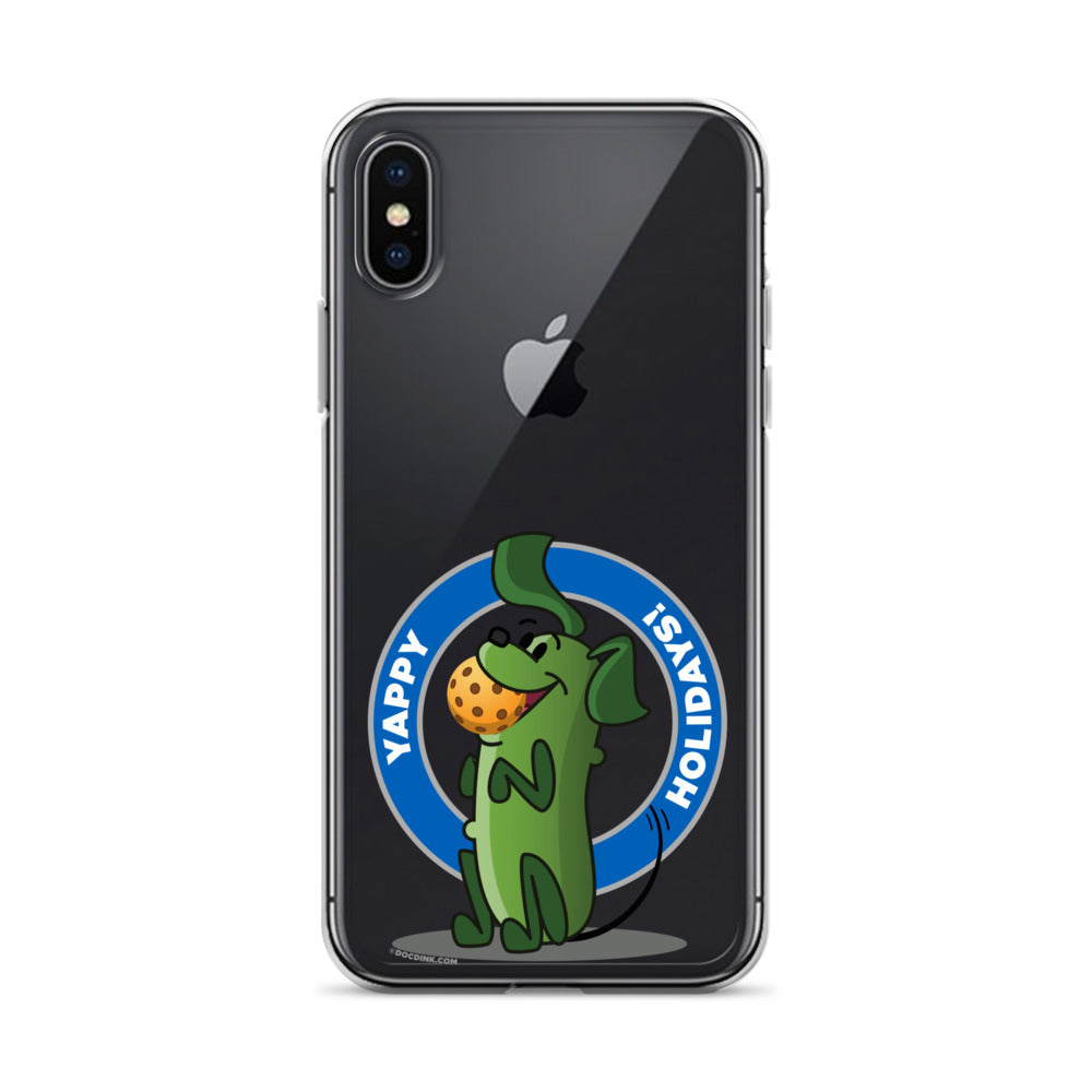 iPhone® Pickleball Case - Pickles "Yappy Holidays" - DocDink.com