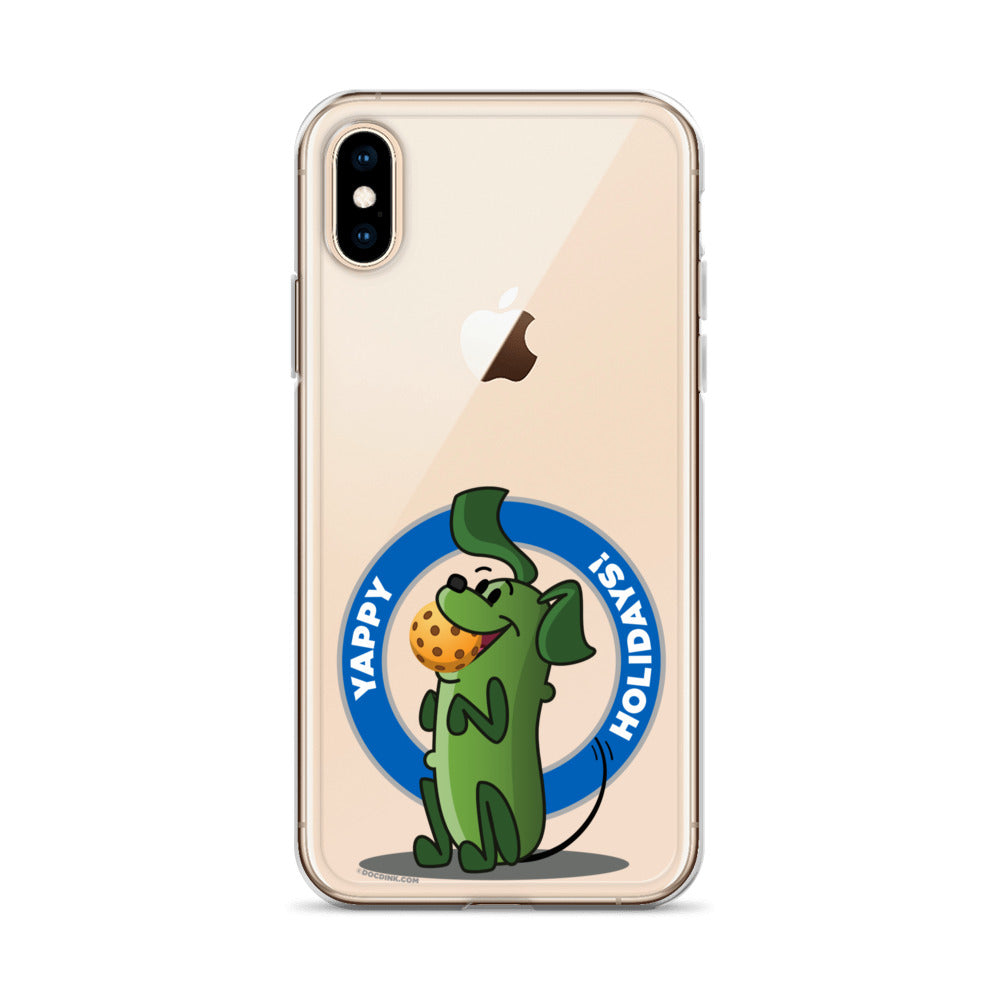 iPhone® Pickleball Case - Pickles "Yappy Holidays" - DocDink.com