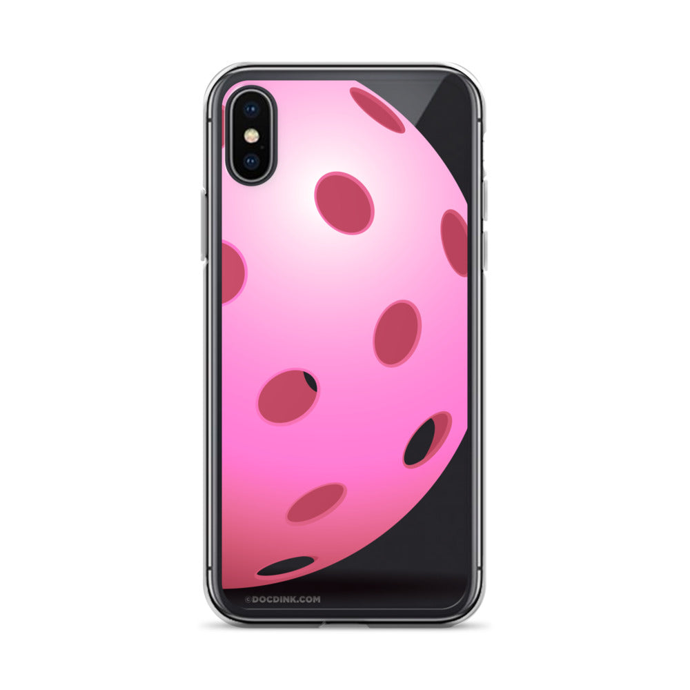 iPhone® Pickleball Case - Big Pink Pickleball - DocDink.com