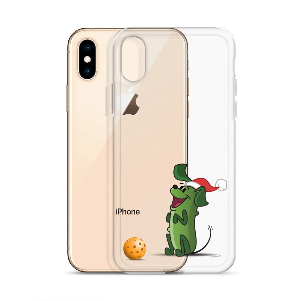 iPhone® Pickleball Case - Pickles "Wanna Play?" - Christmas - DocDink.com