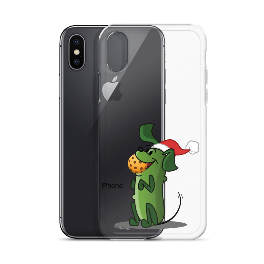 iPhone® Pickleball Case - Pickles "Let's Play Now!" - Christmas - DocDink.com